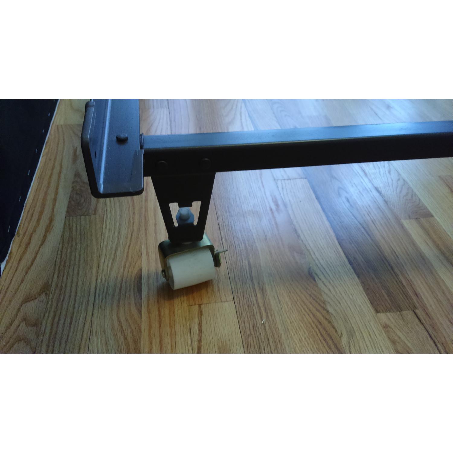 Sleepy's Adjustable Metal Bed Frame on Wheels - image-1