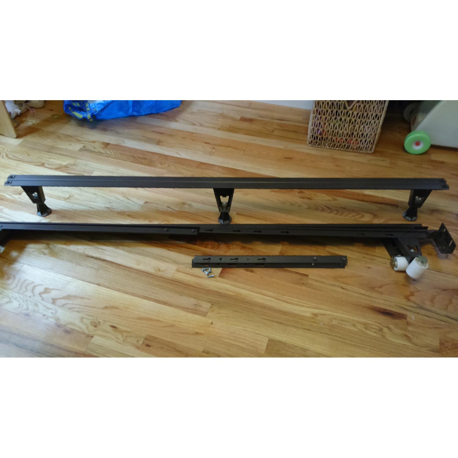 Sleepy's Adjustable Metal Bed Frame on Wheels - image-4