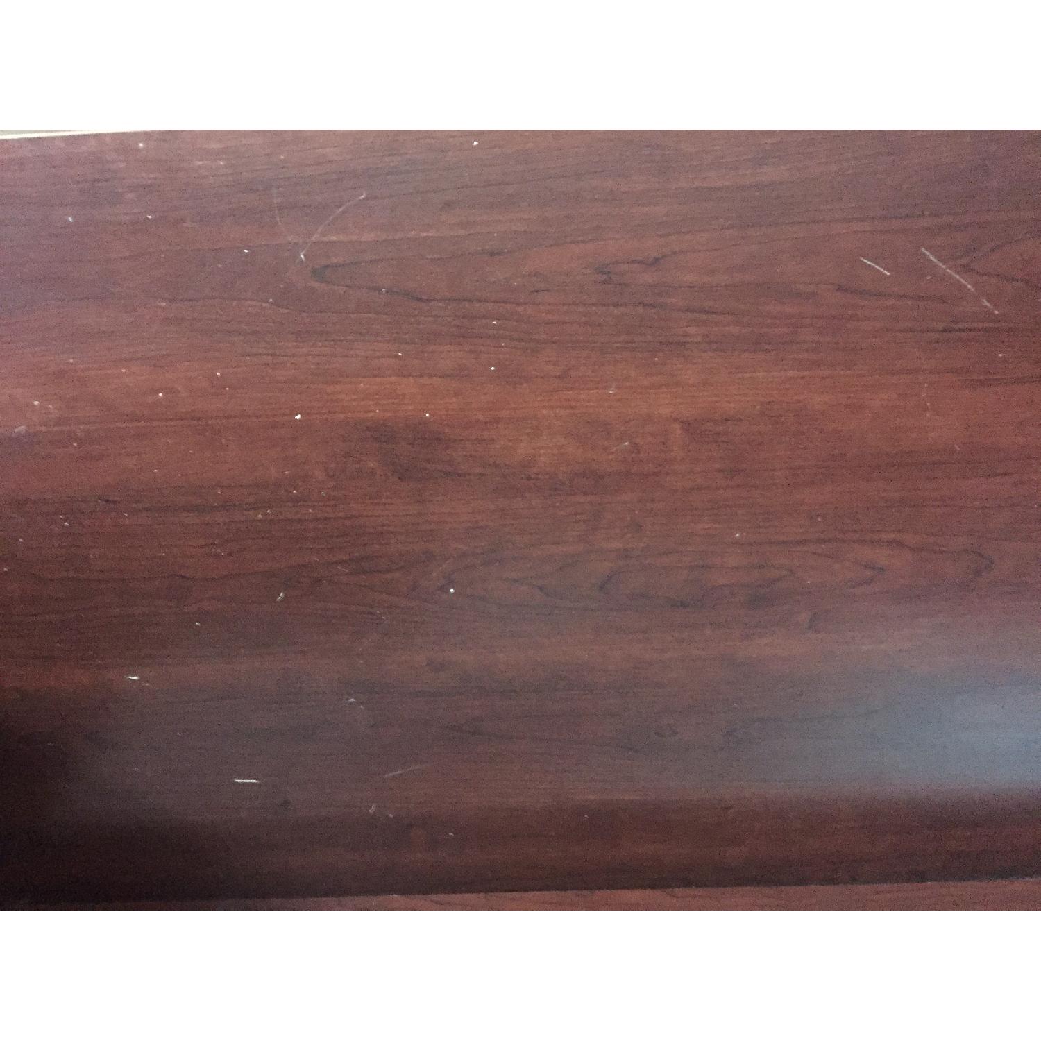 South Shore Computer Desk w/ Hutch in Royal Cherry - image-6