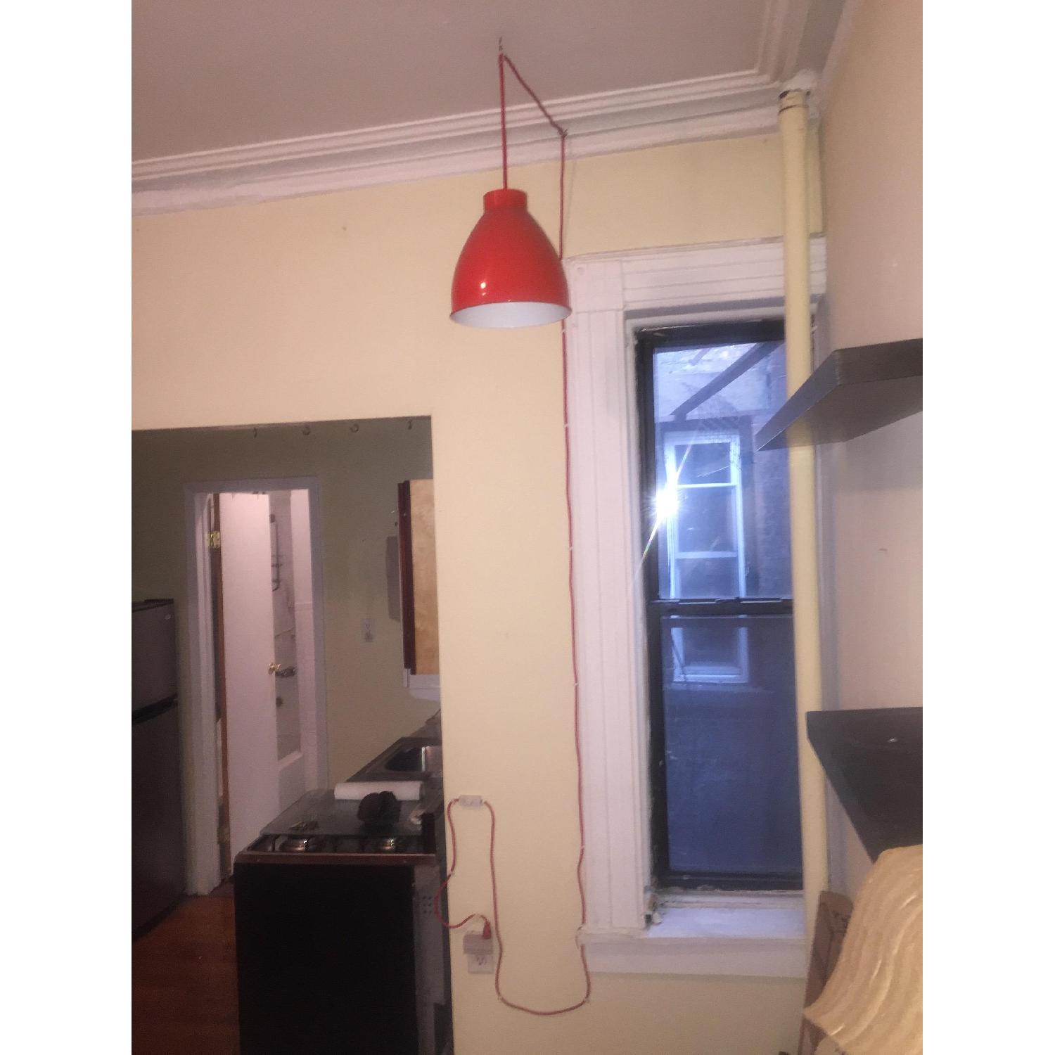 CB2 Red Pendant Lamp - image-2