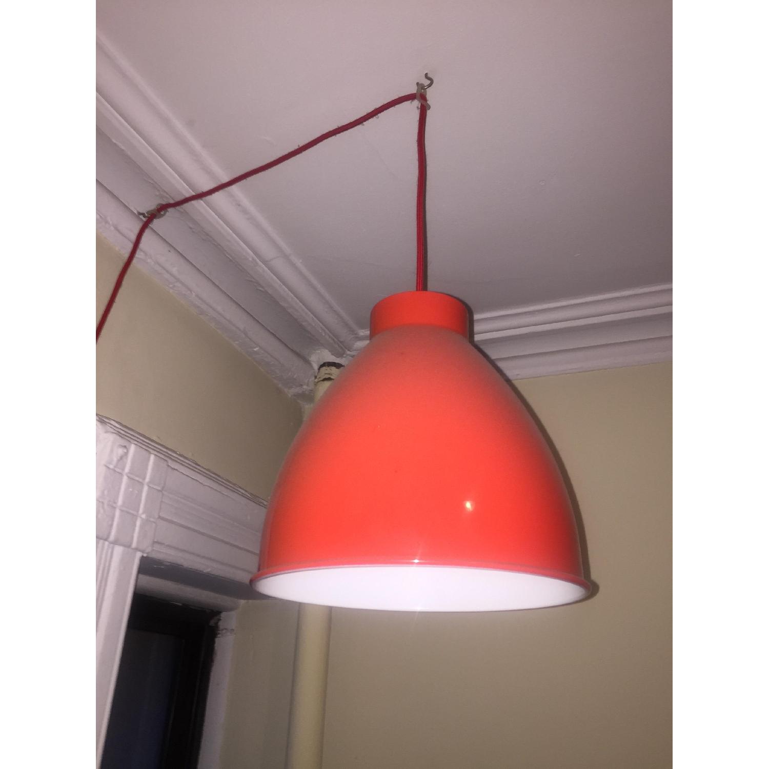 CB2 Red Pendant Lamp - image-3