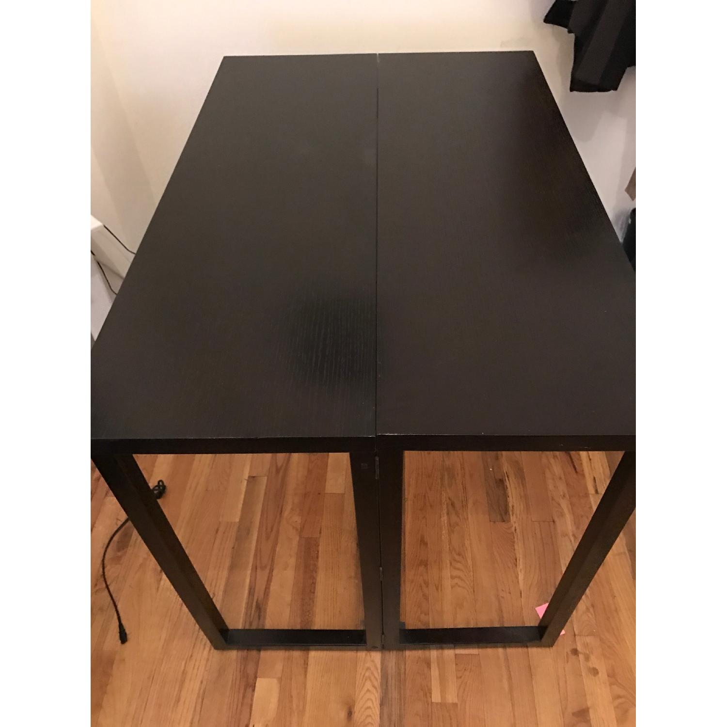 Counter Height Extendable Dining Table w/ 4 Stools - image-1