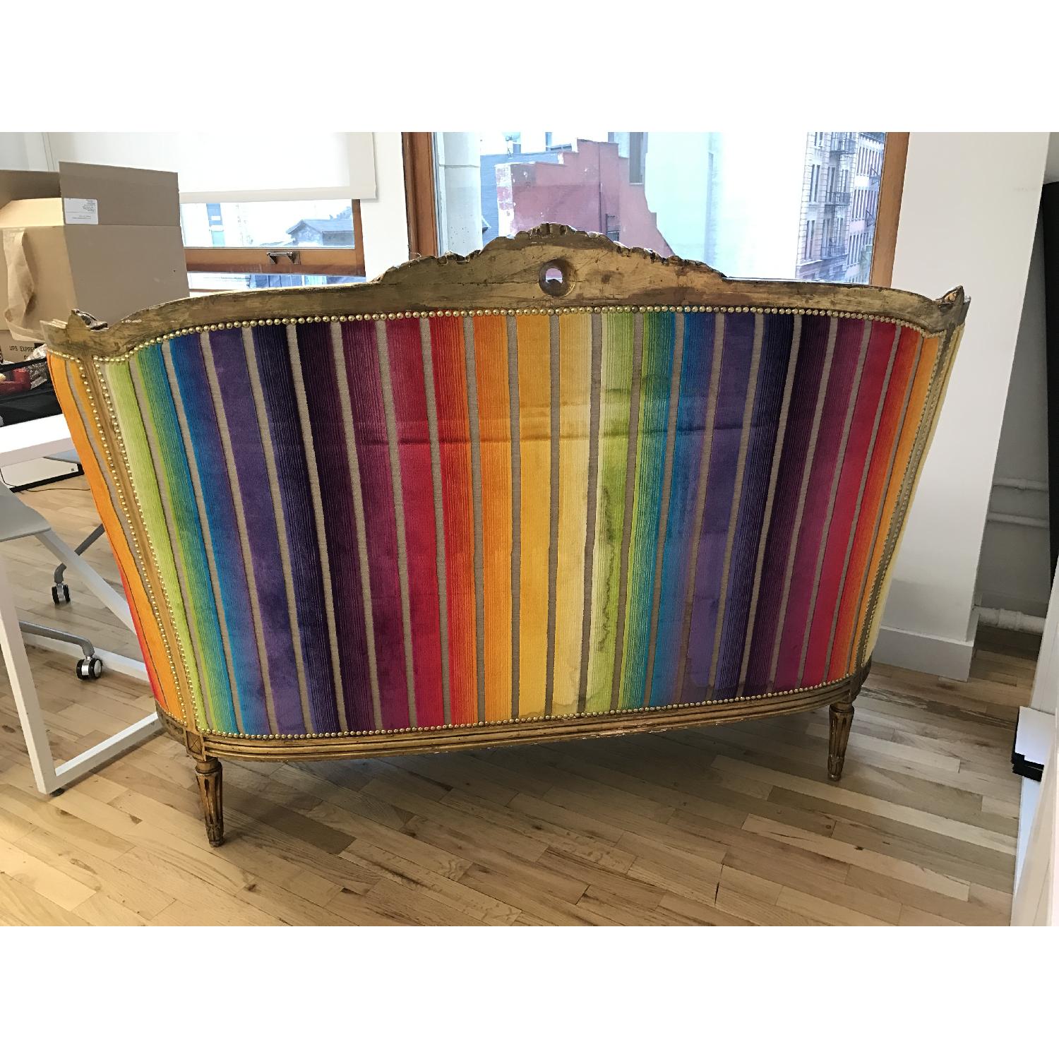 Custom Rainbow Rococo Couch - image-3