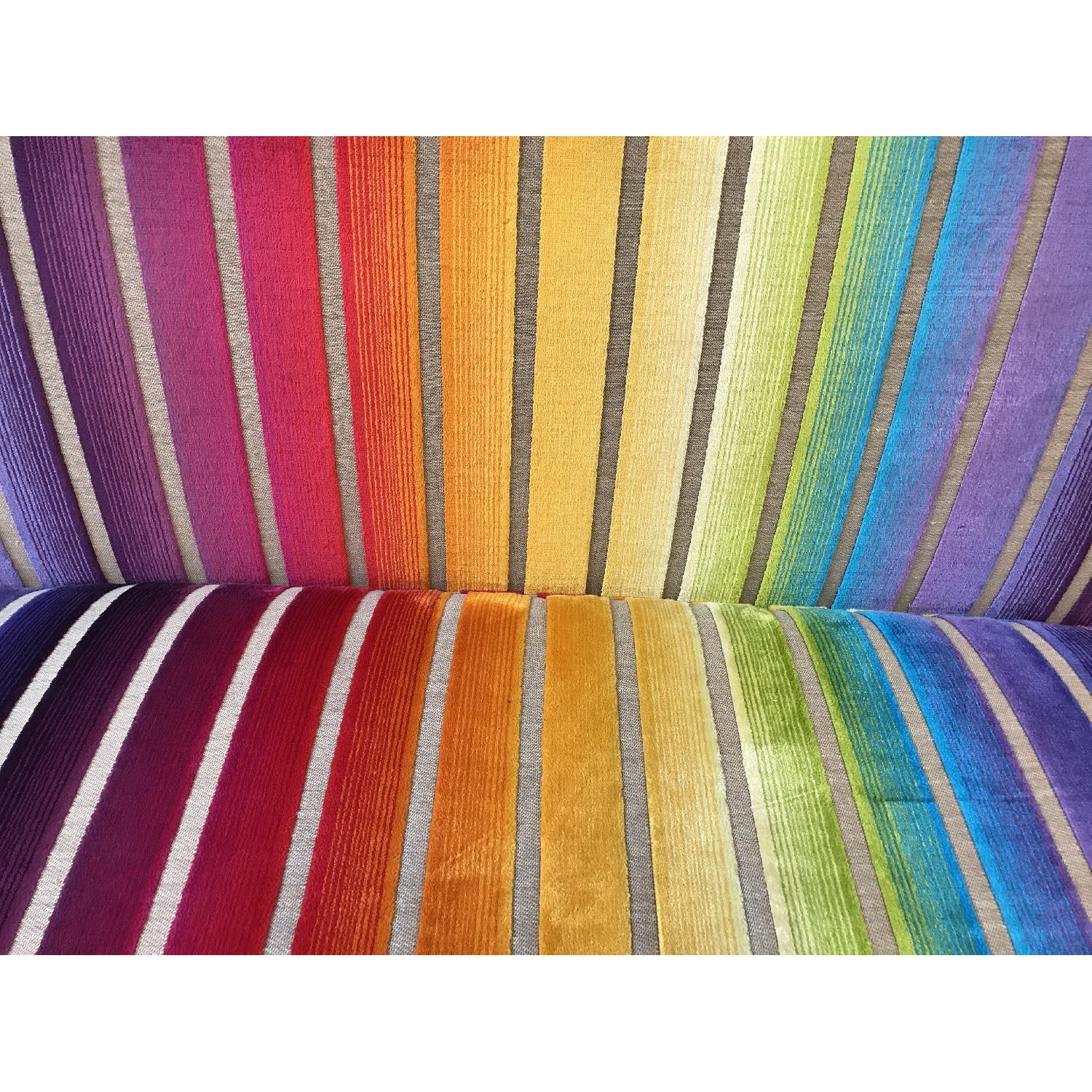 Custom Rainbow Rococo Couch - image-4