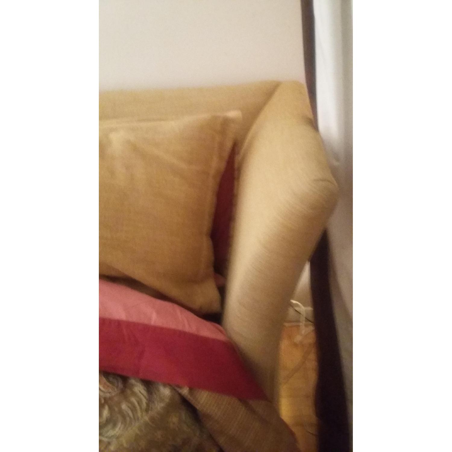 Z Gallerie Upholstered Queen Size Bed Frame - image-5