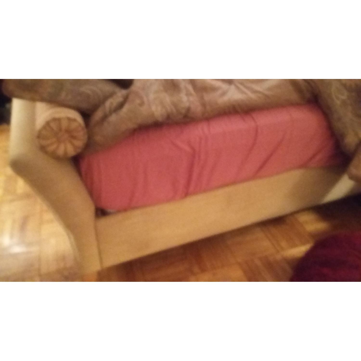 Z Gallerie Upholstered Queen Size Bed Frame - image-6