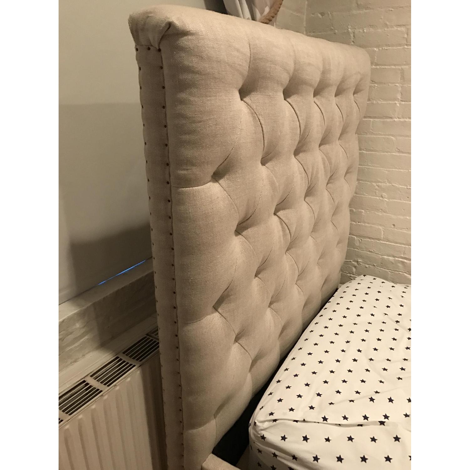 Restoration Hardware Chesterfield Tufted Twin Bed Frame AptDeco