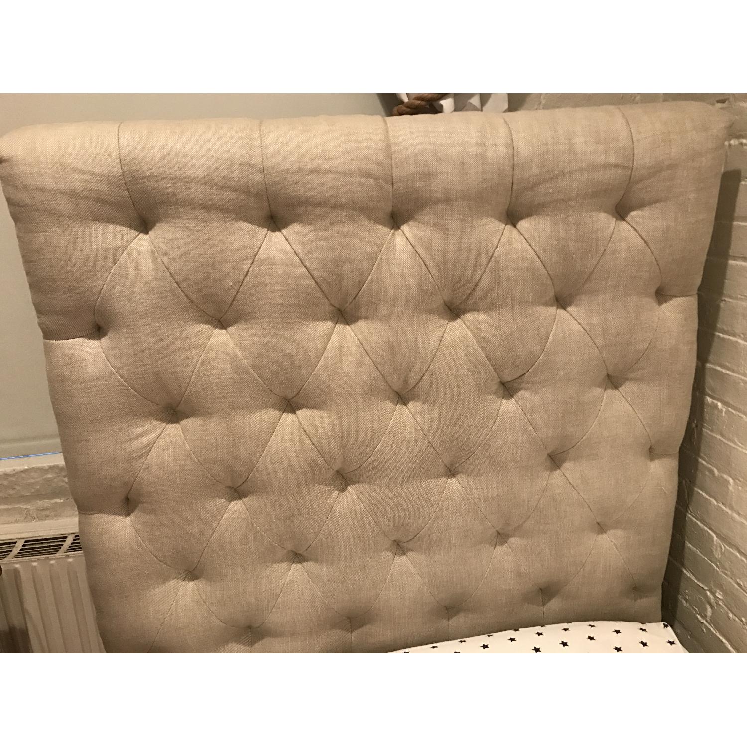 Restoration Hardware Chesterfield Tufted Twin Bed Frame - image-4
