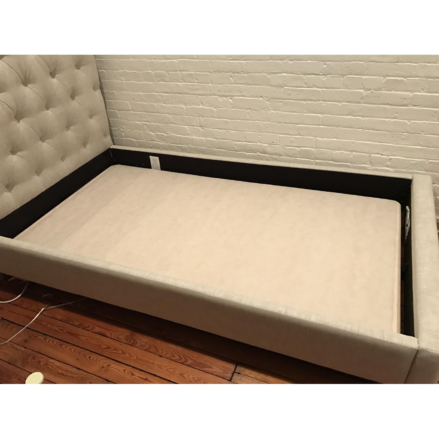 Restoration Hardware Chesterfield Tufted Twin Bed Frame - image-6