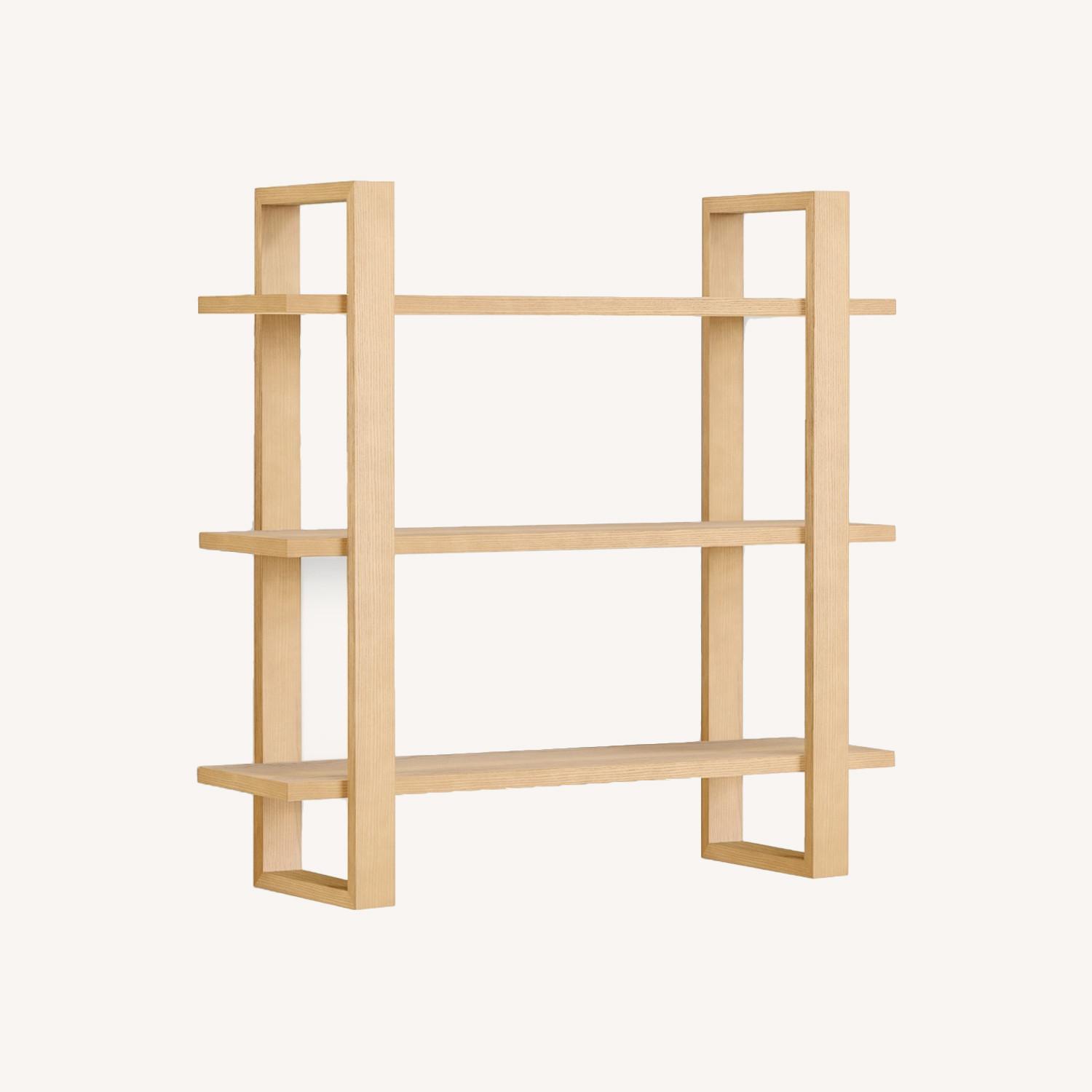 Burrow The Index Wall Shelf in Oak - image-0