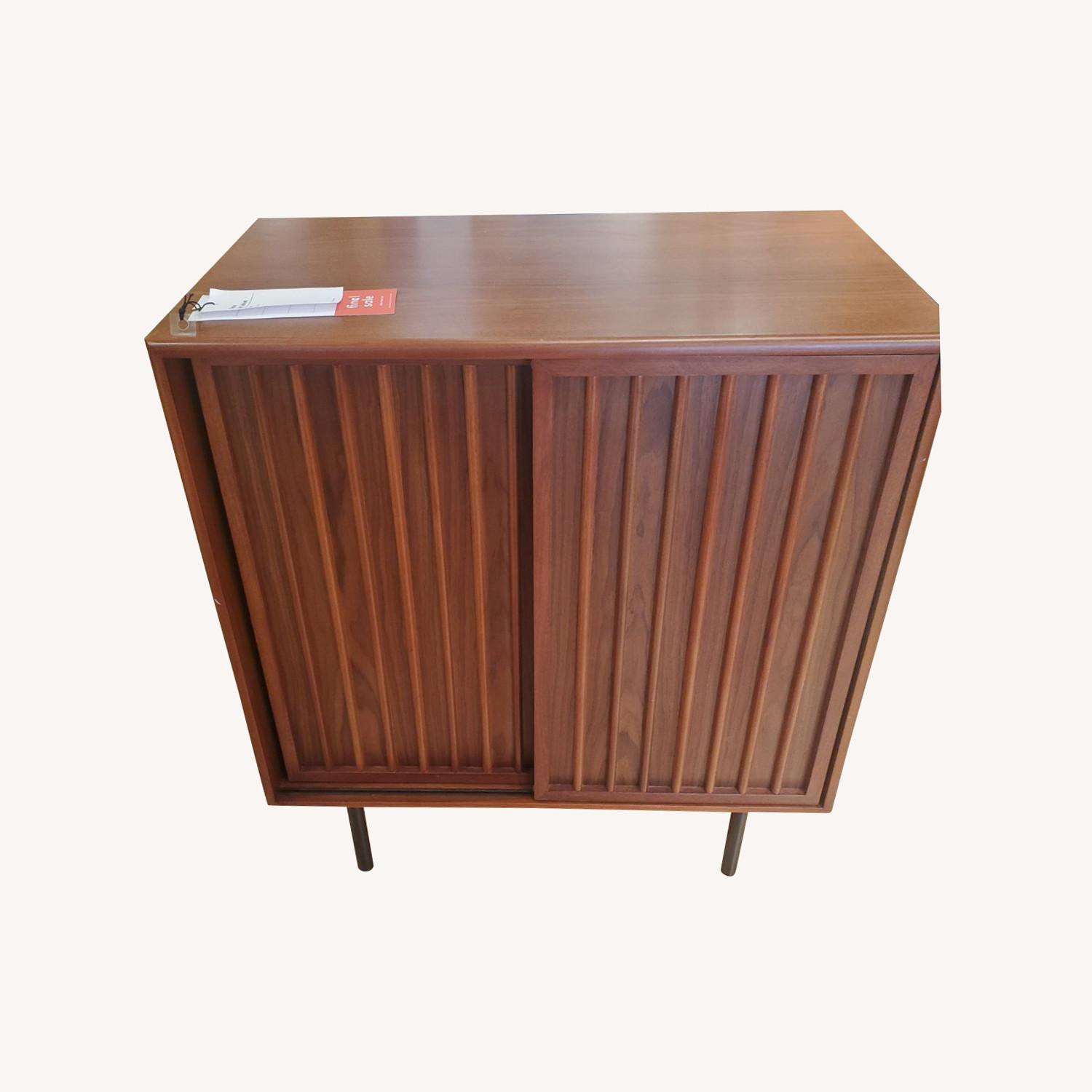 West Elm Slatted Bar AptDeco