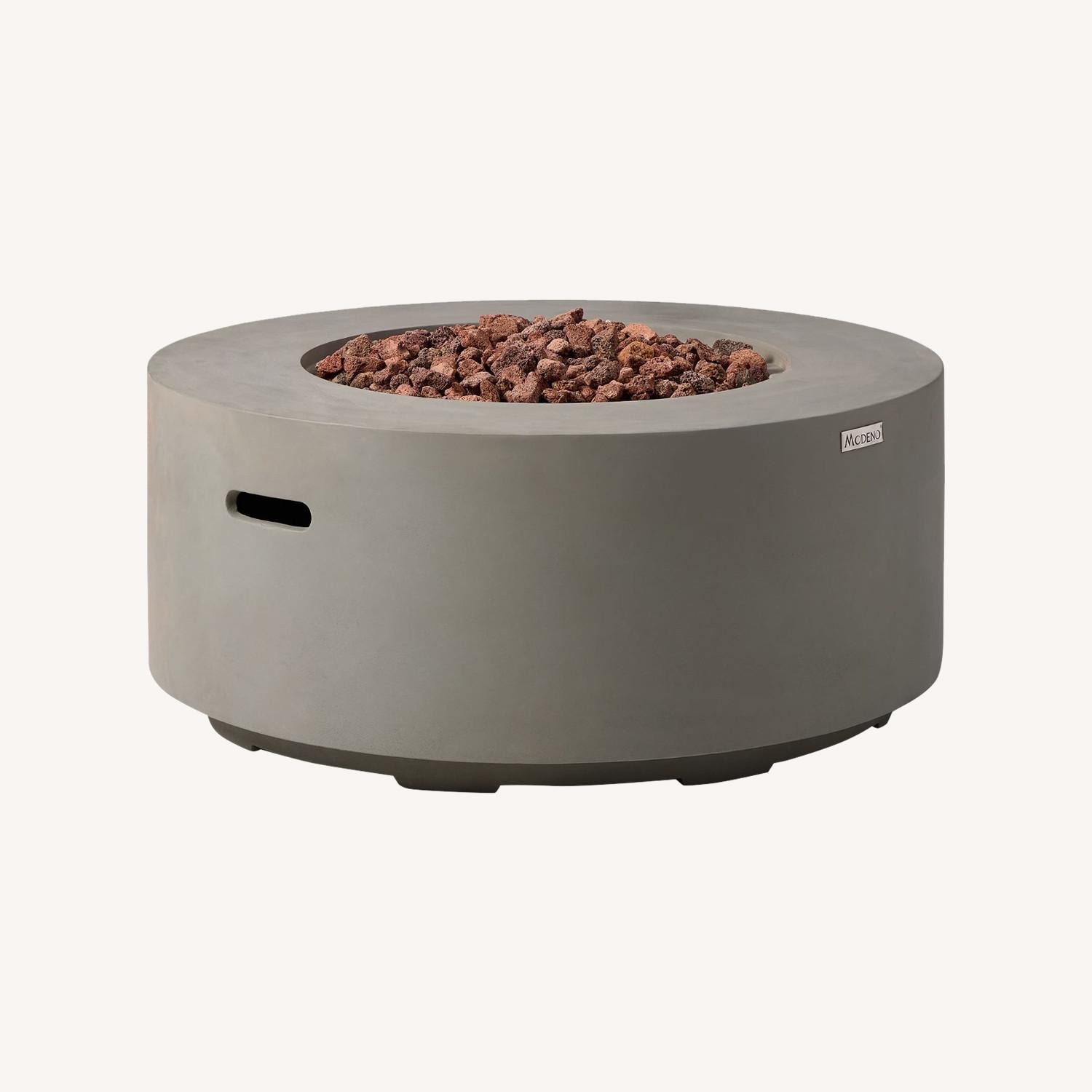 West Elm Round Outdoor Fire Table - image-0