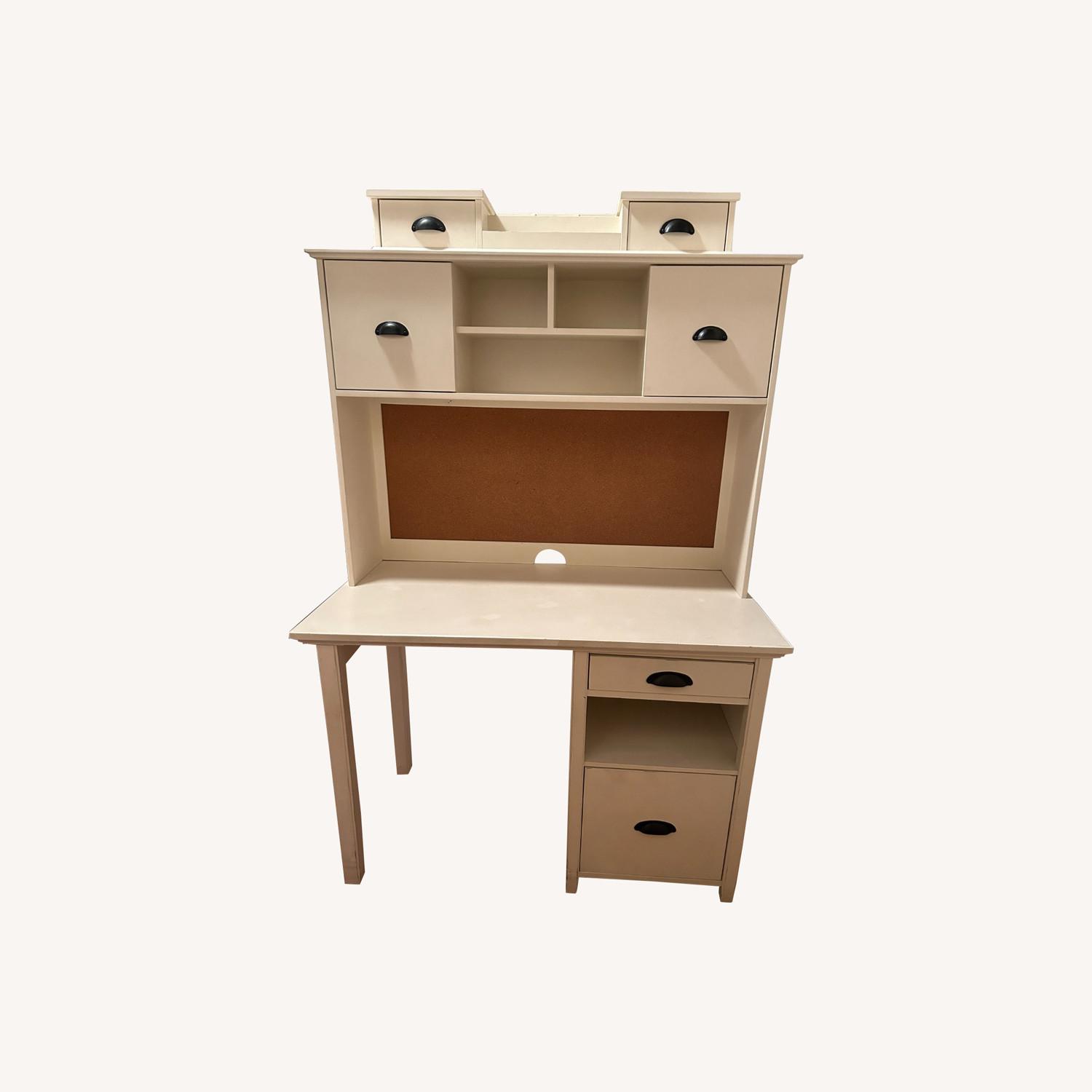 Pottery Barn Teen Chatham Desk+Hutch+Organizer - image-0