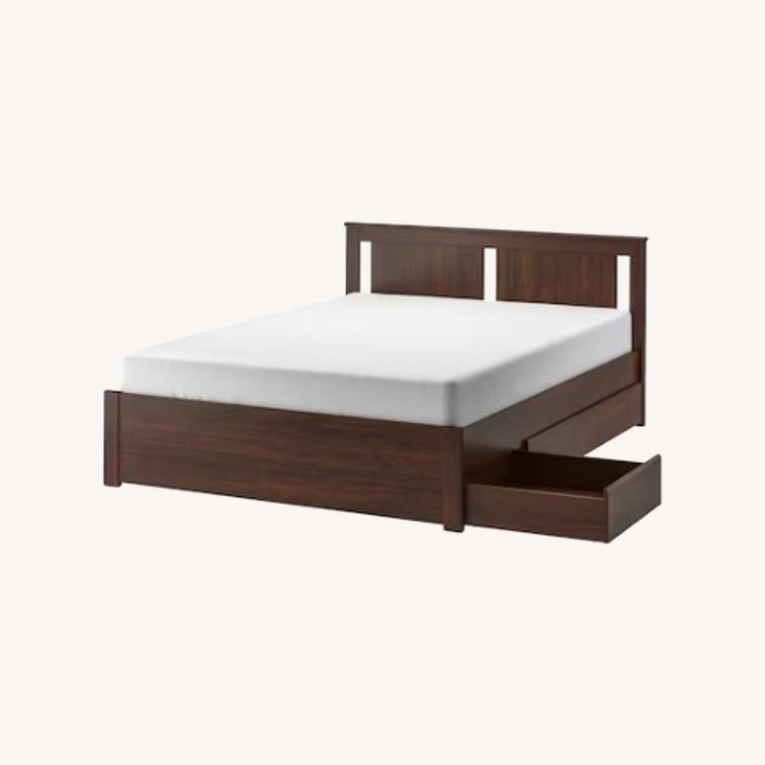 IKEA Full Size Songesand Bed Frame - image-0