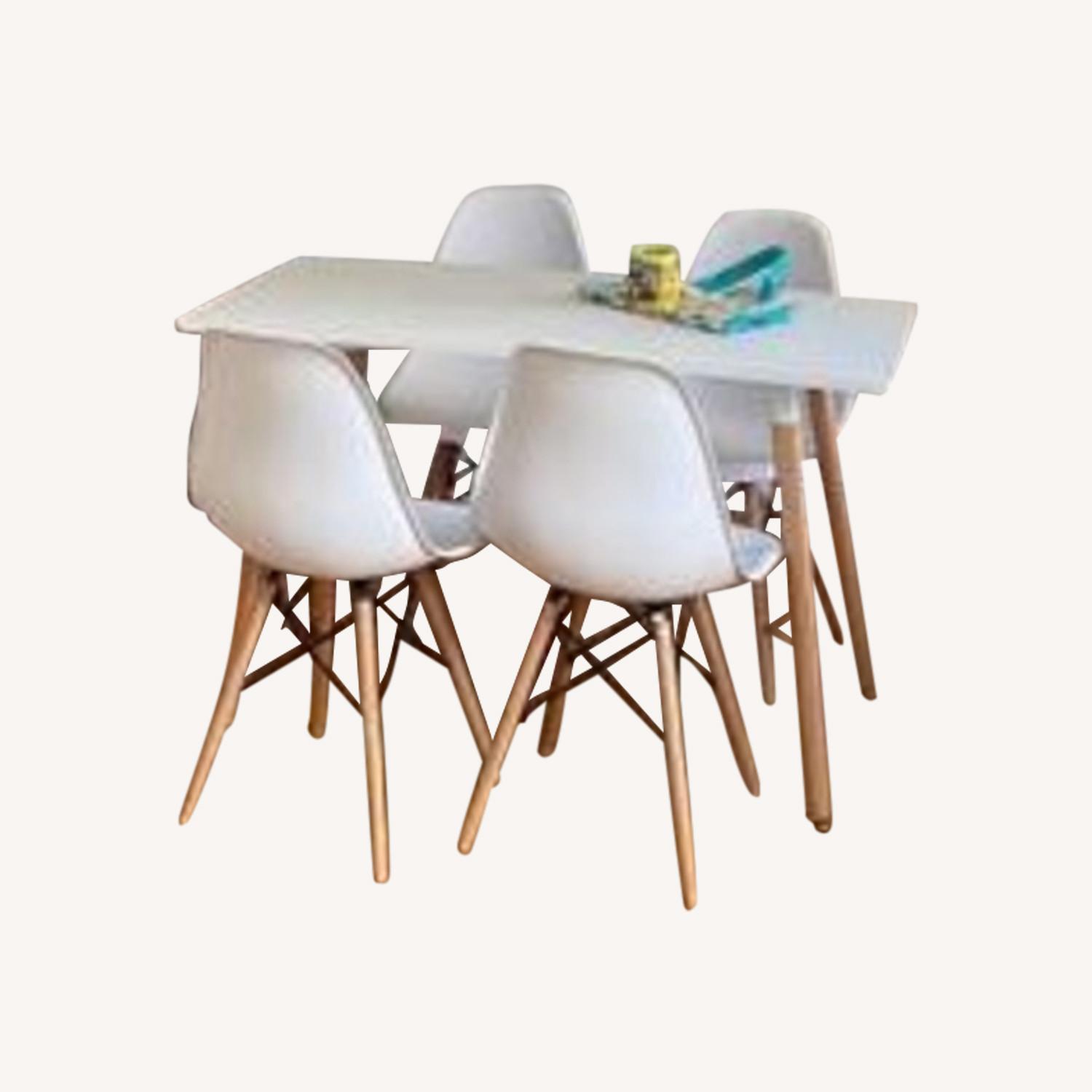 Wayfair Dining Table & Chairs Set AptDeco