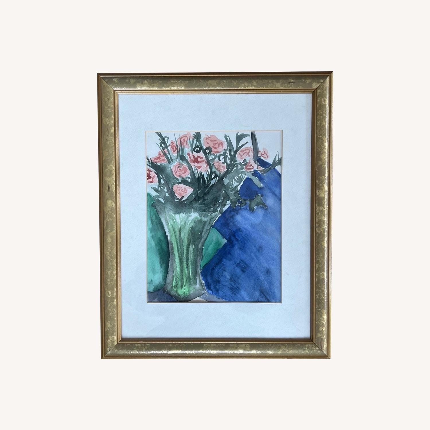 Framed Watercolor Painting - image-0