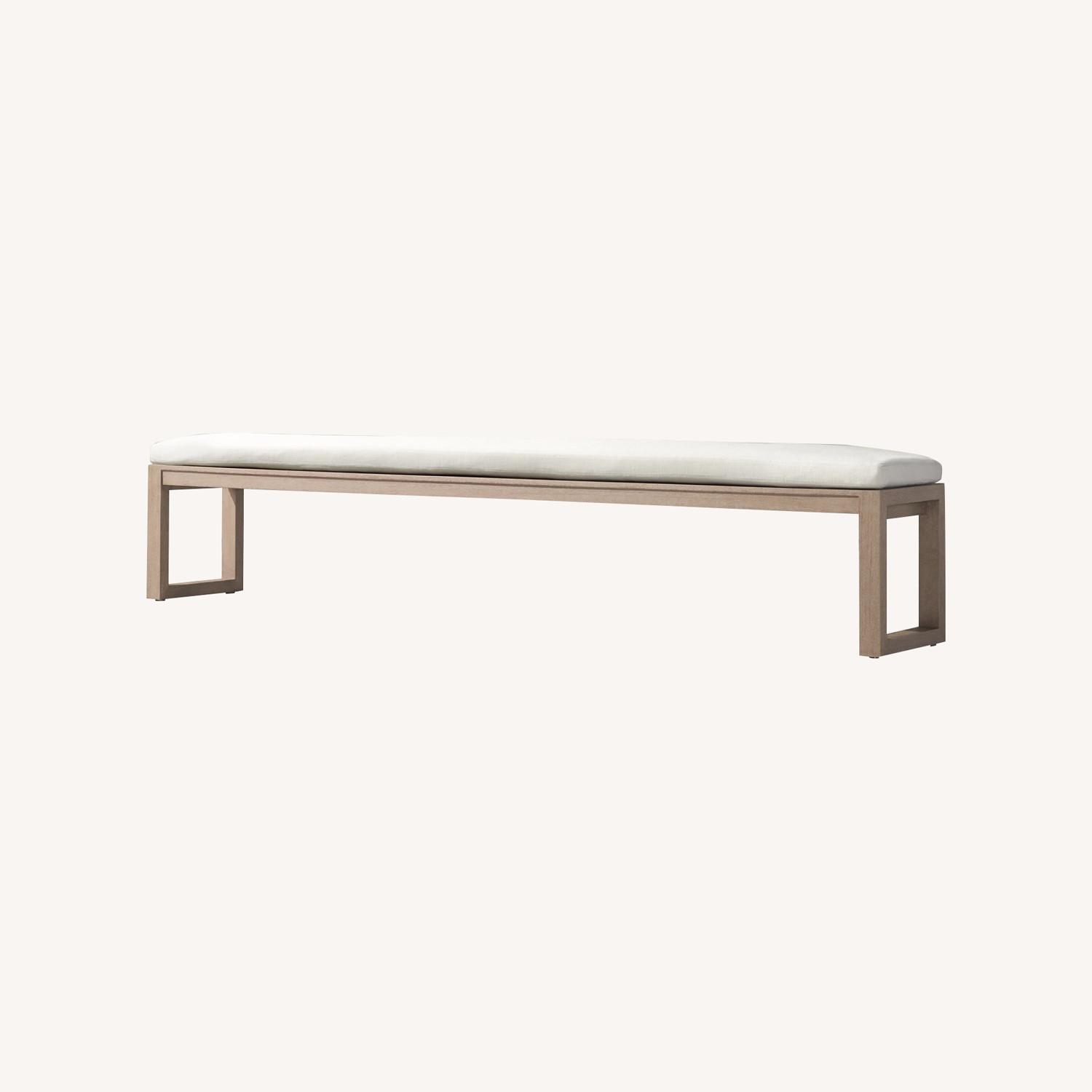 Restoration Hardware Aegean Teak Dining Bench AptDeco