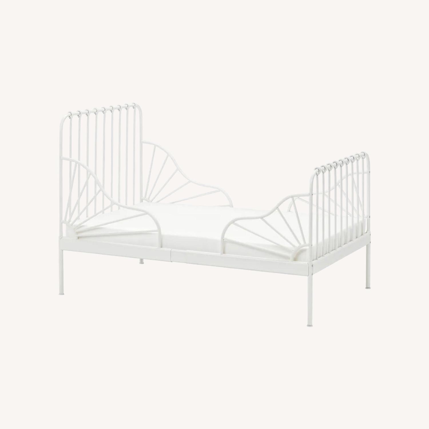IKEA MINNEN Kids Metal Extenable Bed Frame AptDeco
