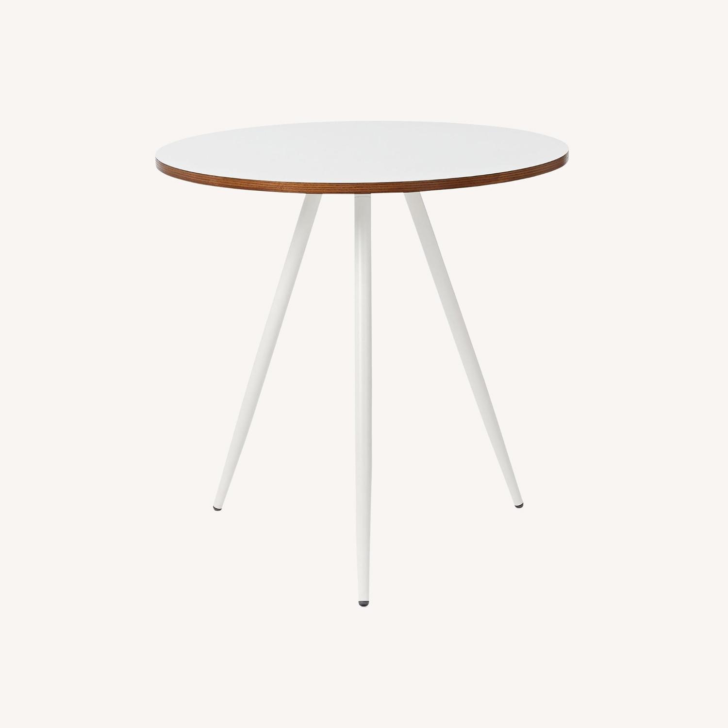 West Elm Wren Bistro Table Round 30" Raw Mango - image-0