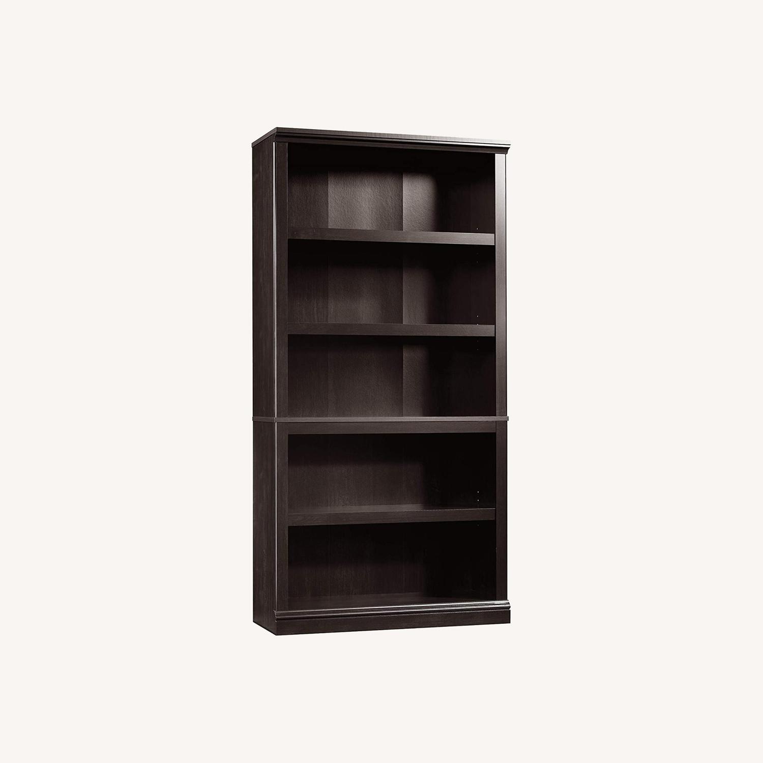 Sauder Black 5 Shelf Bookcase - image-4