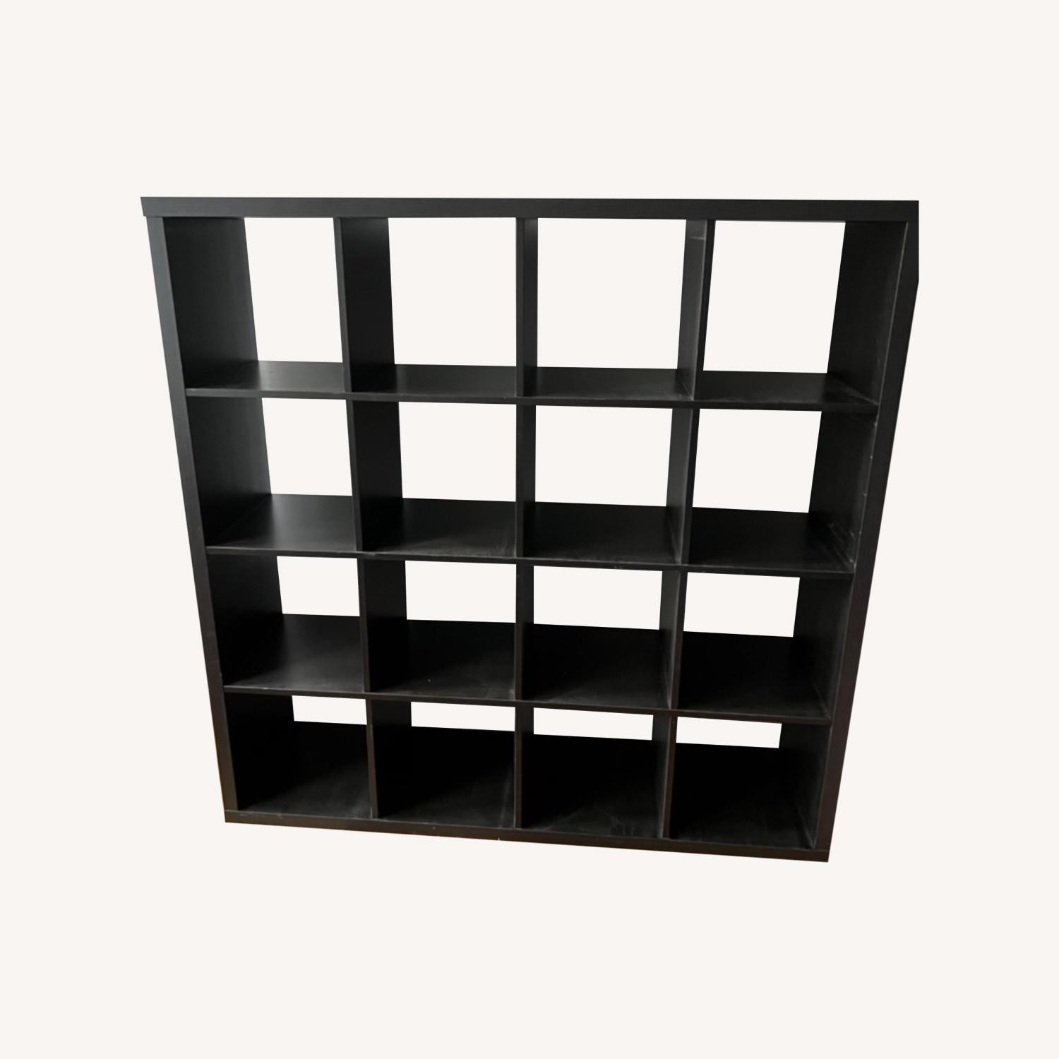 IKEA Kallax Shelf Unit (BlackBrown) AptDeco