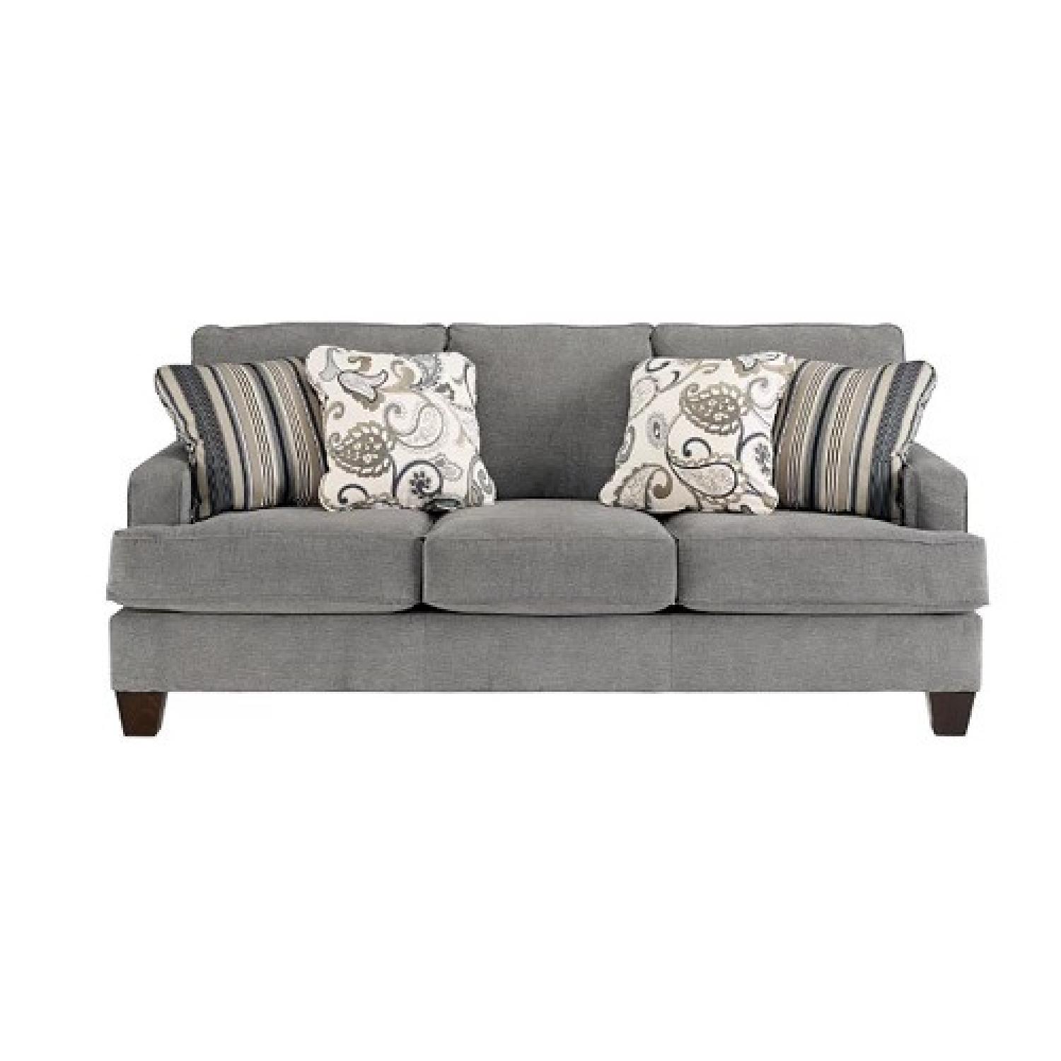Ashley Furniture Yvette Sofa Steel Gray - image-0