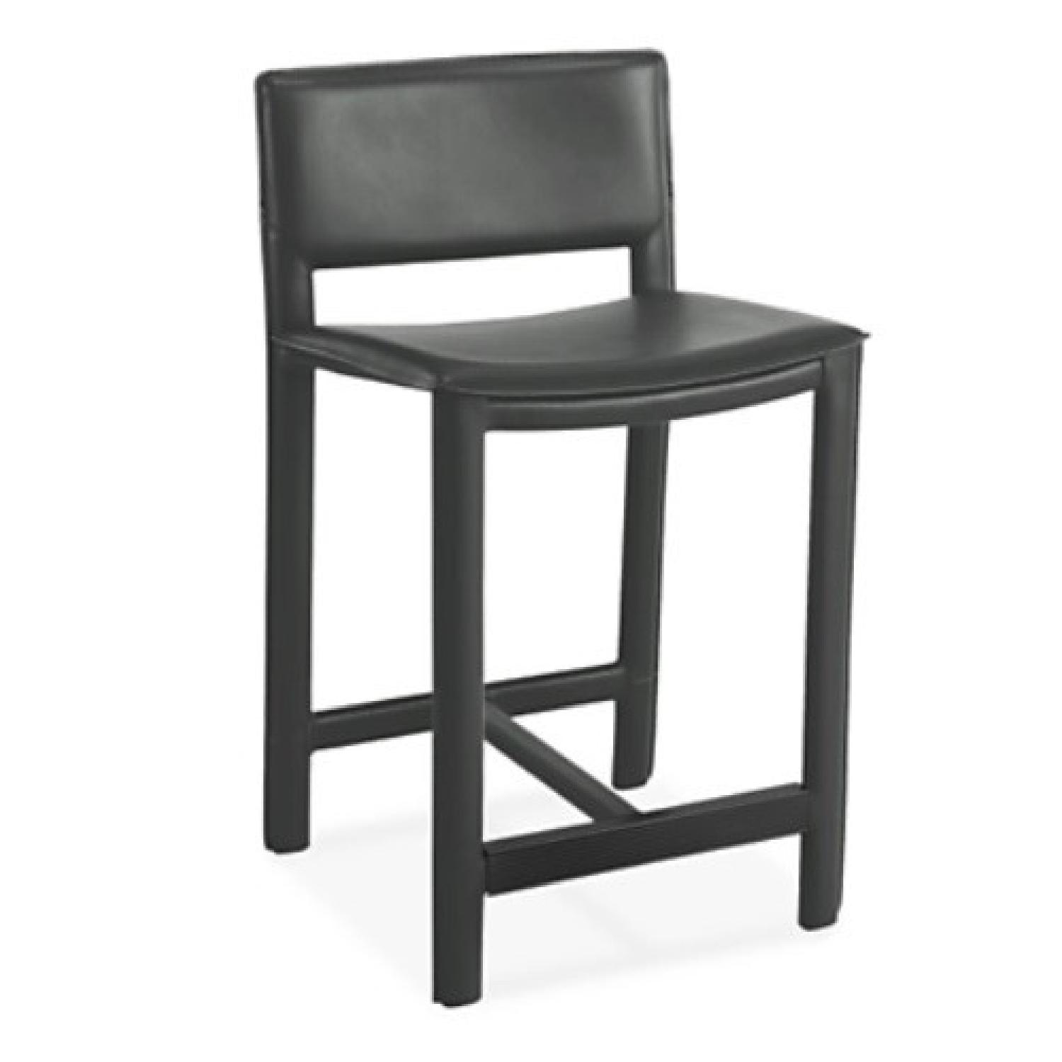 Room & Board Madrid Leather Stools - image-4