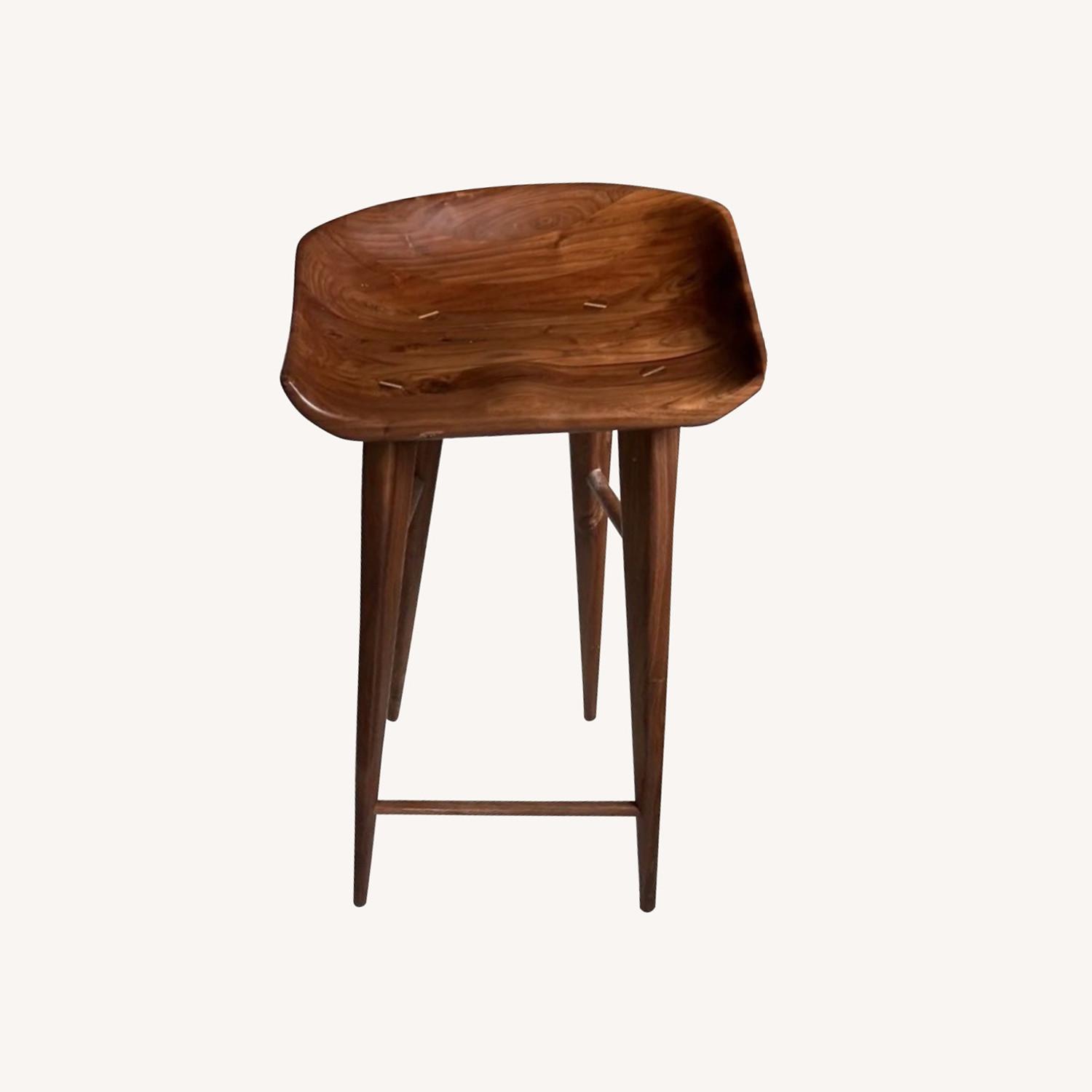 Organic Modernism Wood Stools - image-0