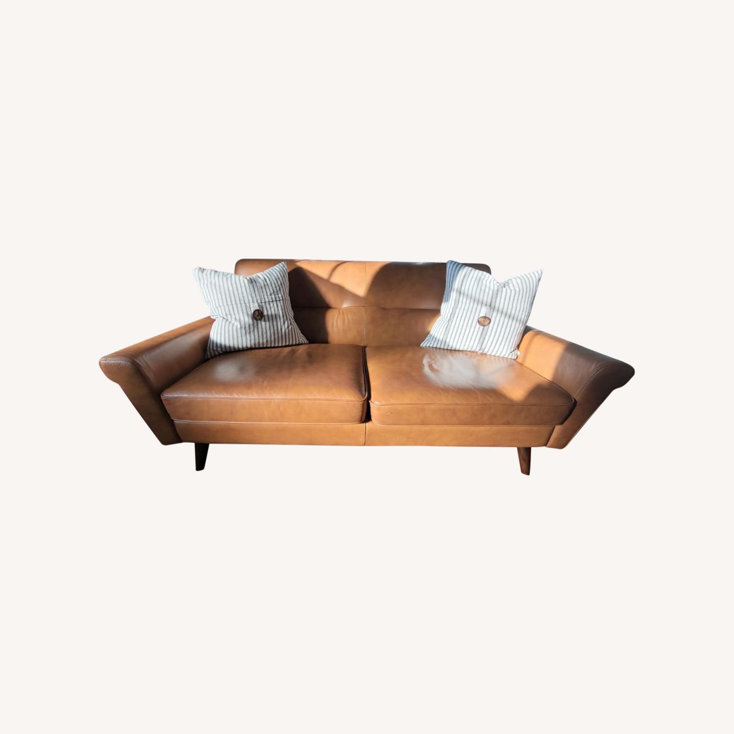 Wayfair Genuine Leather Sofa - image-0