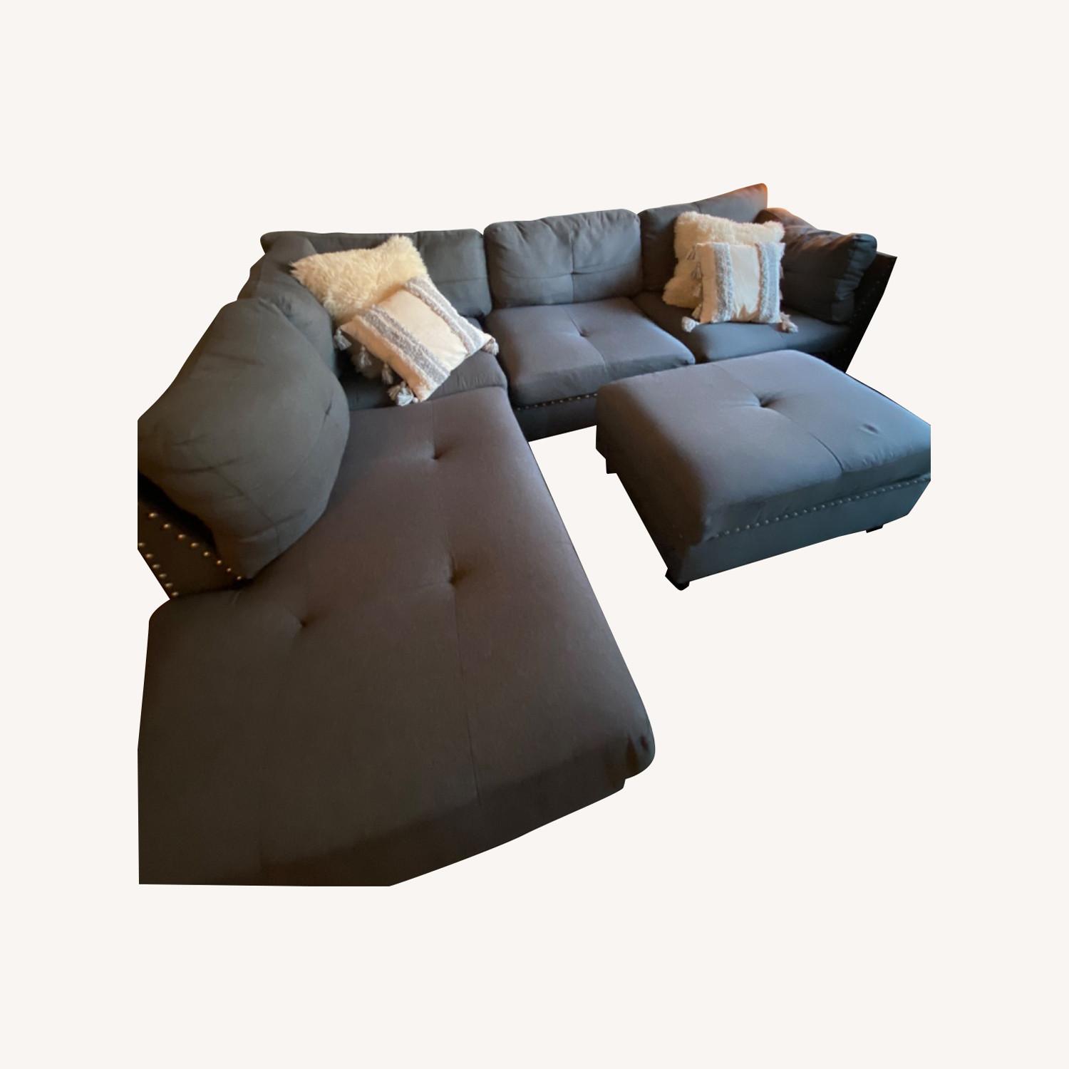 Wayfair Alcott Hill 3 Piece Upholstered Sectional Couch - image-8