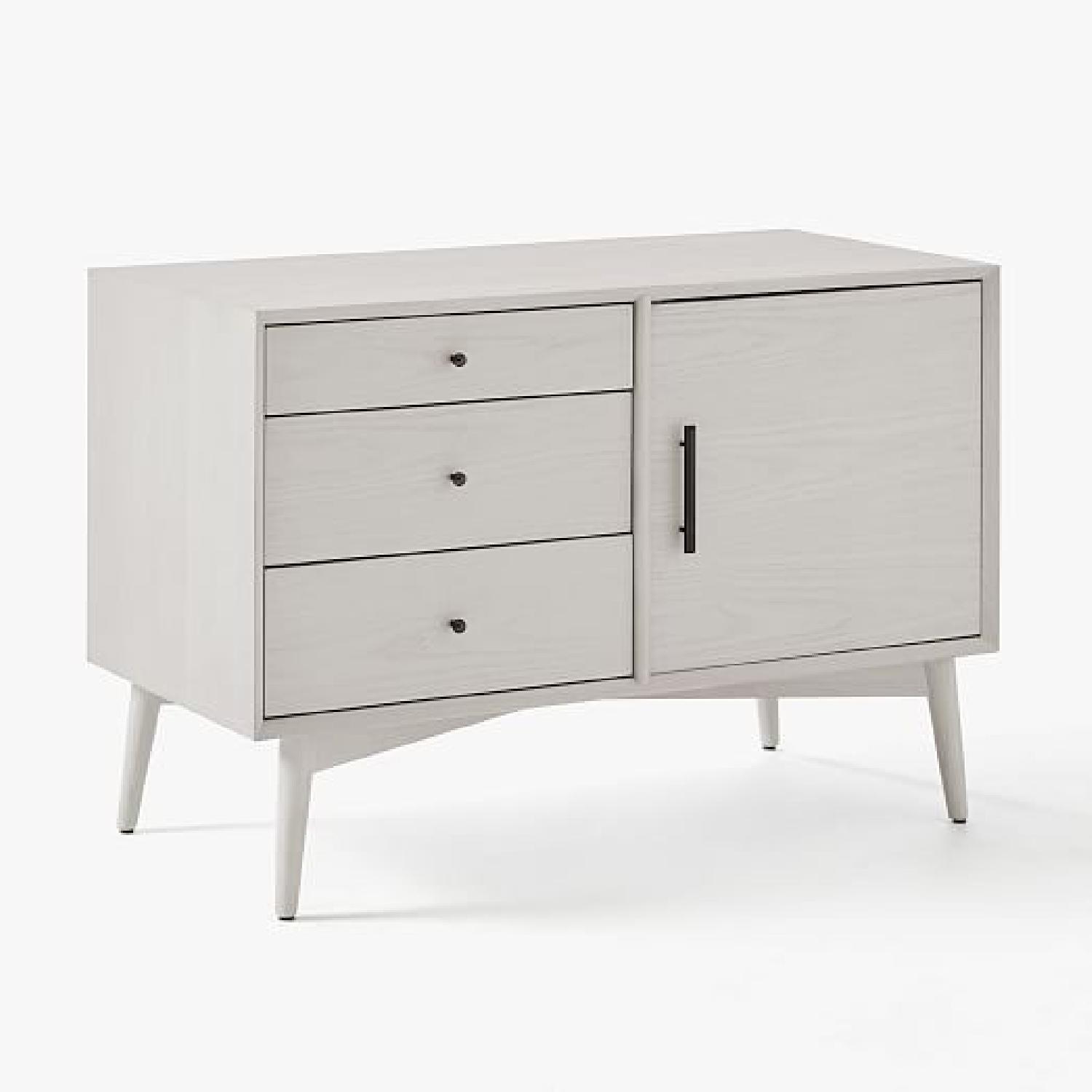 West Elm Mid-Century Media Console 40 in White - image-4