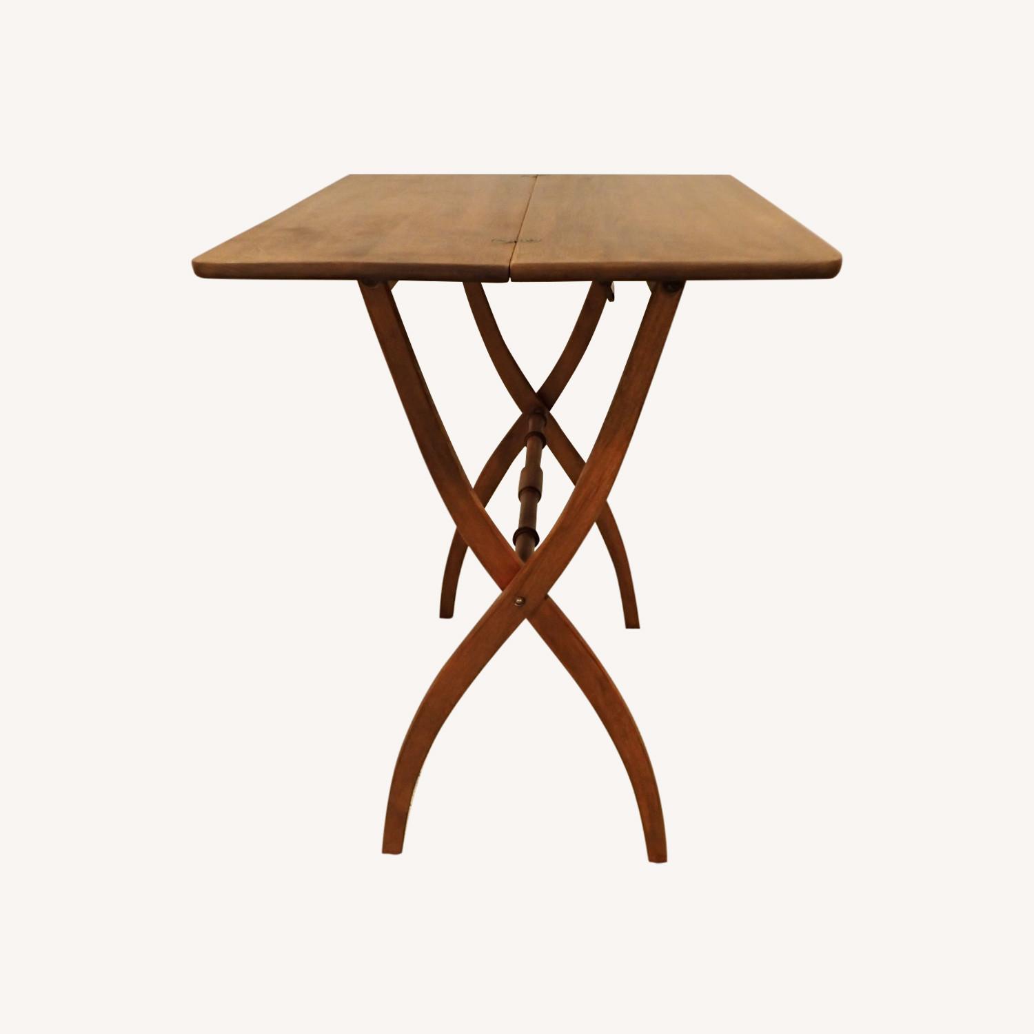 1930's Mahogany Folding Coaching-Style Table - image-0