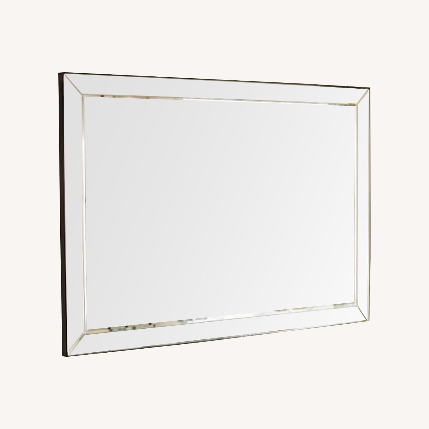 Pottery Barn Astor Double Wide Rectangular Mirror AptDeco