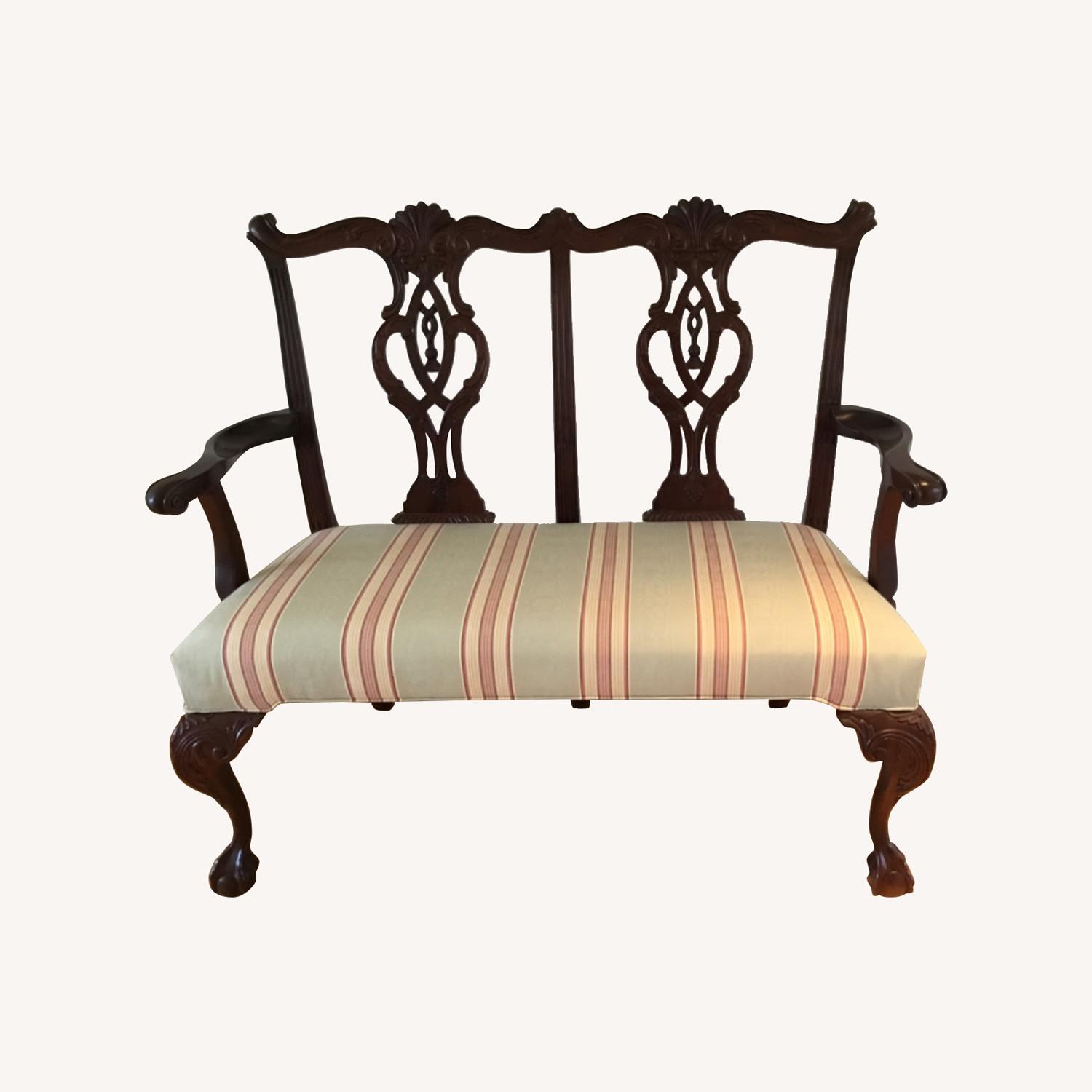 Hickory Chair Chase Settee - image-0