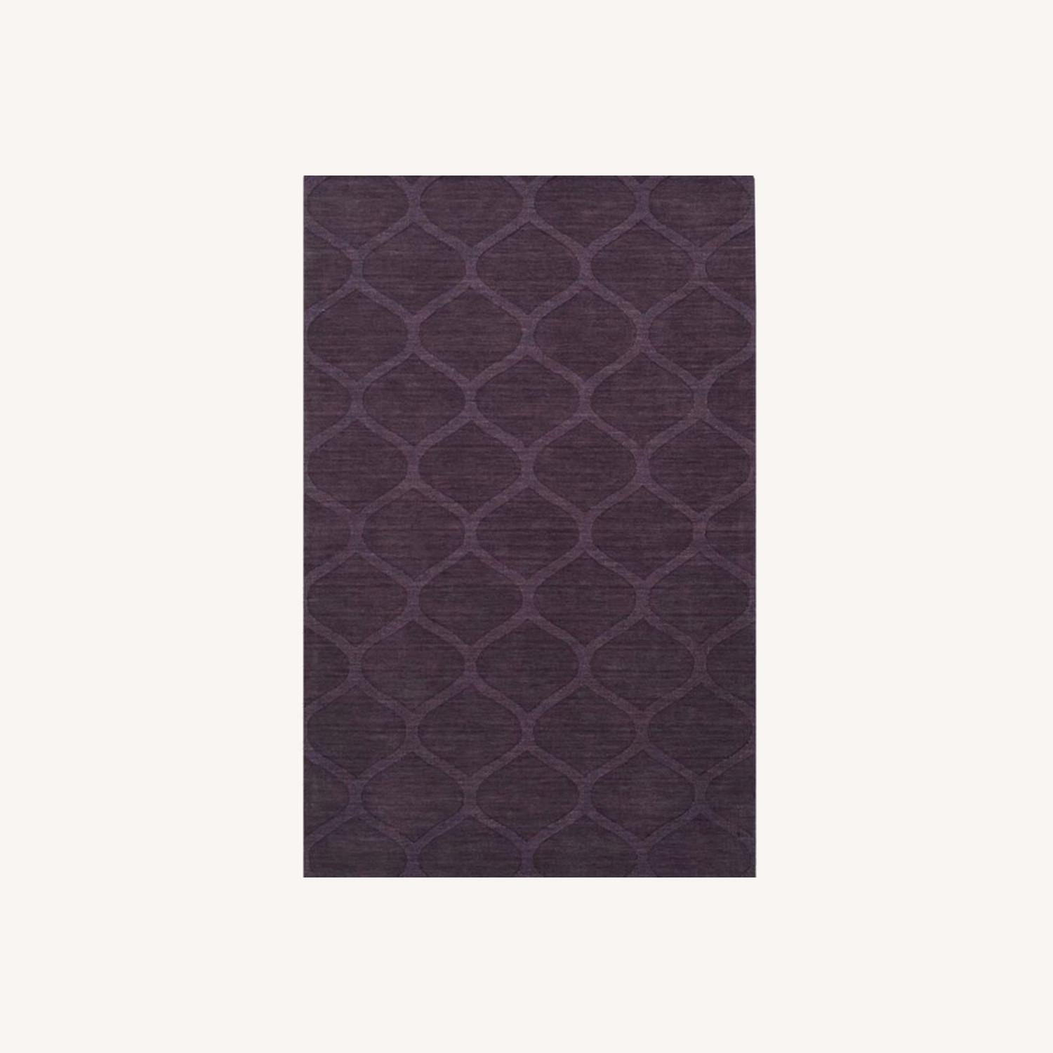 Target Purple Lattice Rug - image-0