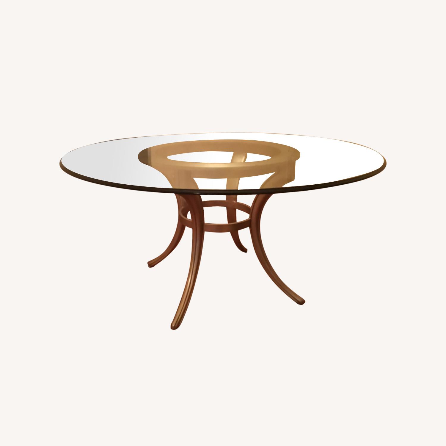 Ethan Allen Glam Dining Table - image-0