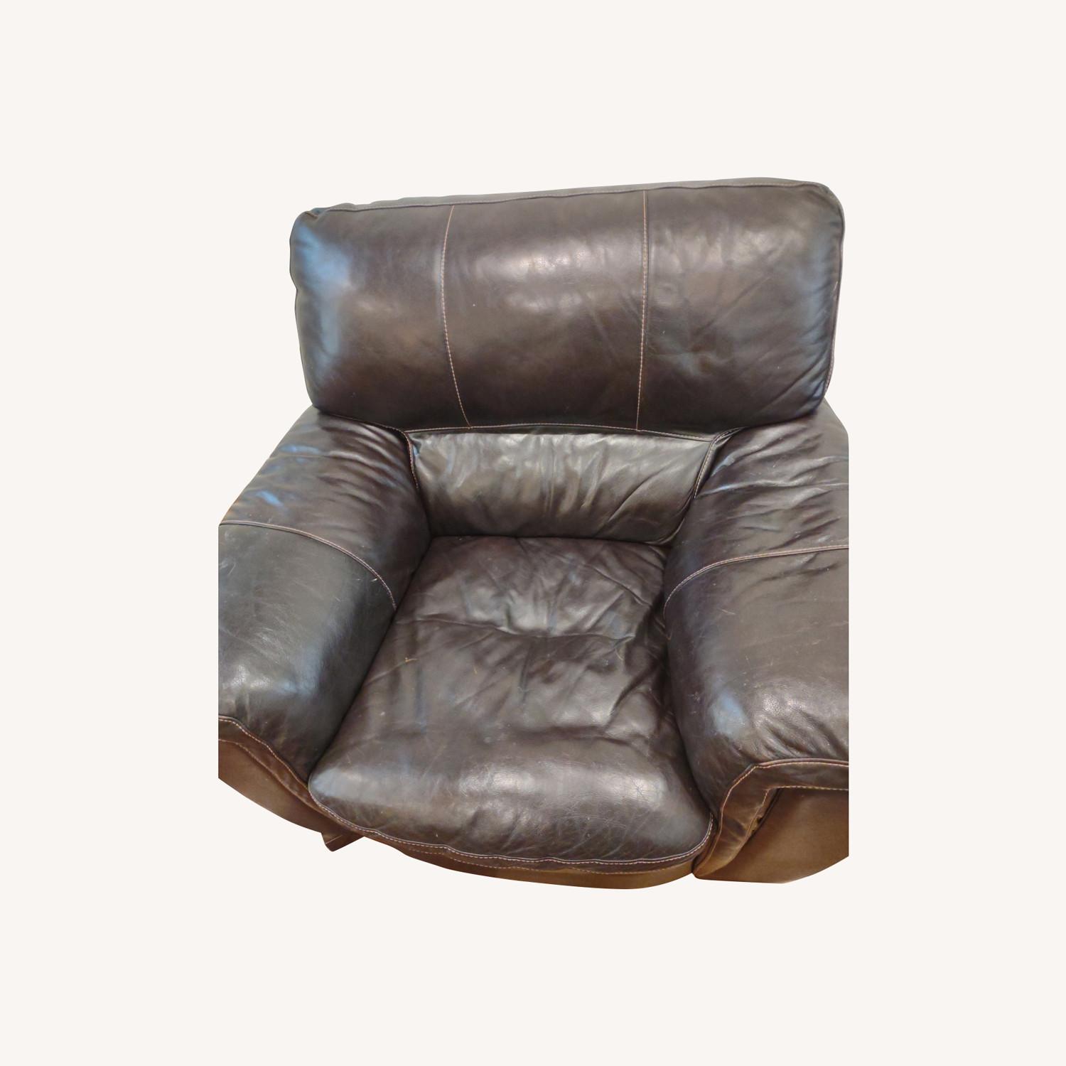 Soft Leather Sofa - image-0