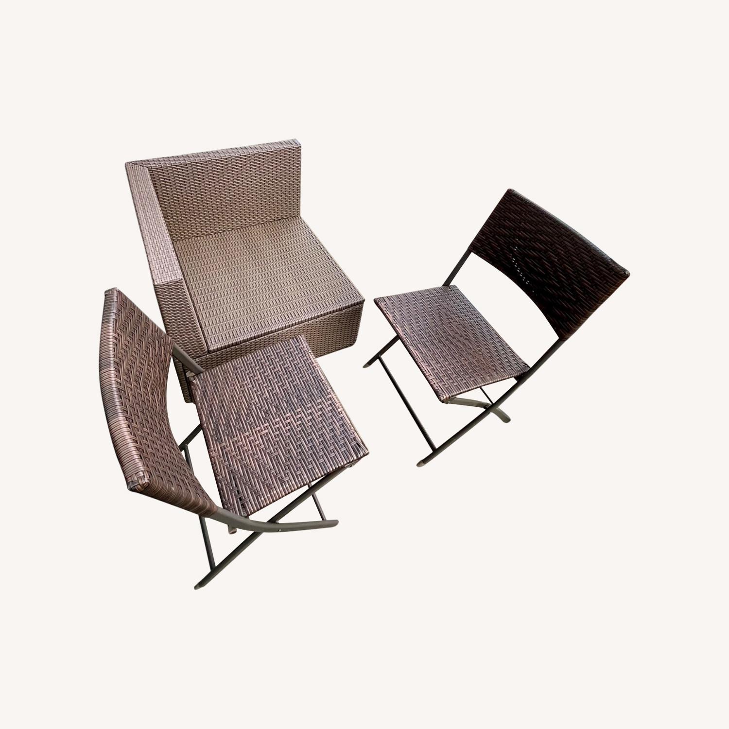 IKEA Outdoor Lounge Chair + 2 Folding Chairs AptDeco