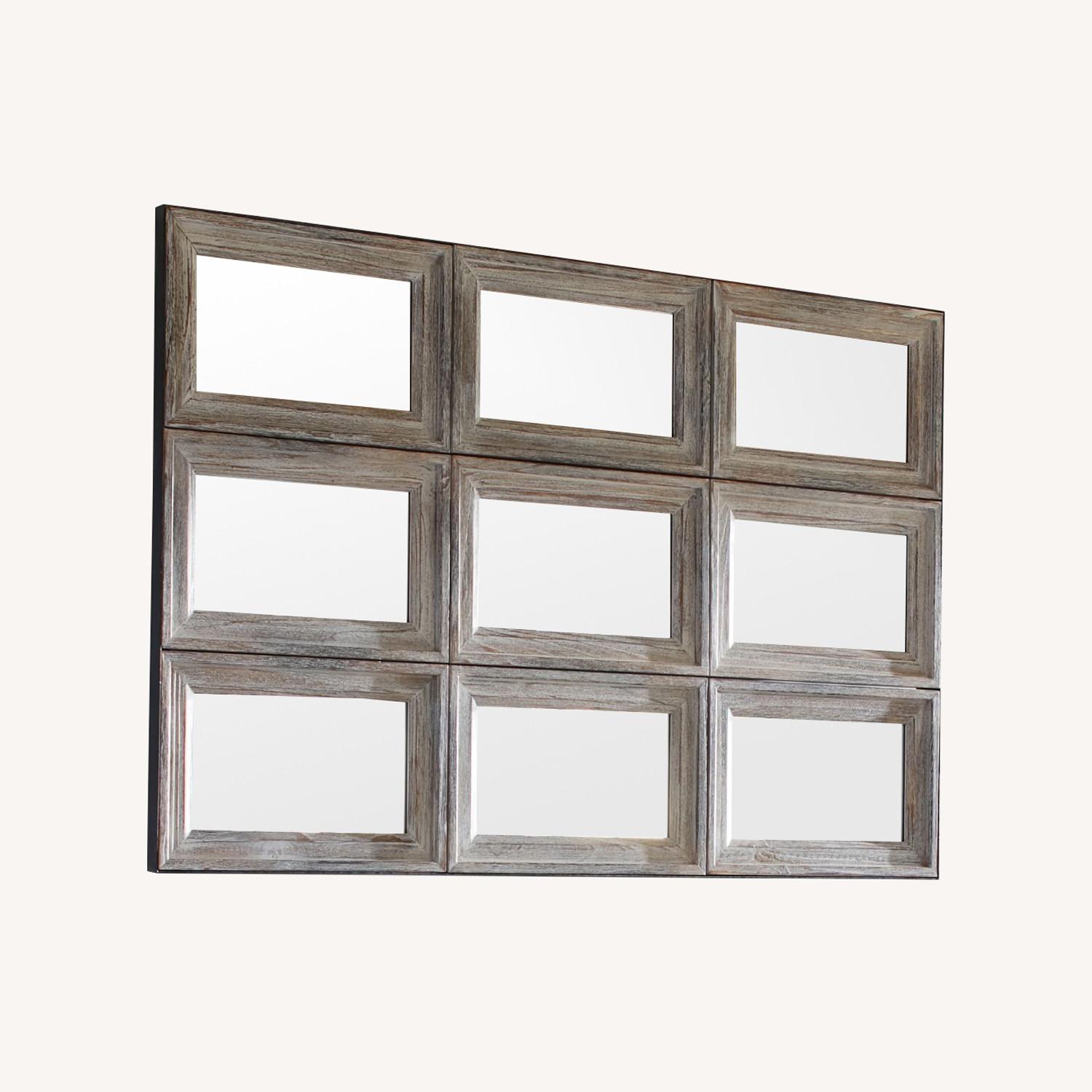 West Elm Aiden Extra Large Paneled Wall Mirror AptDeco