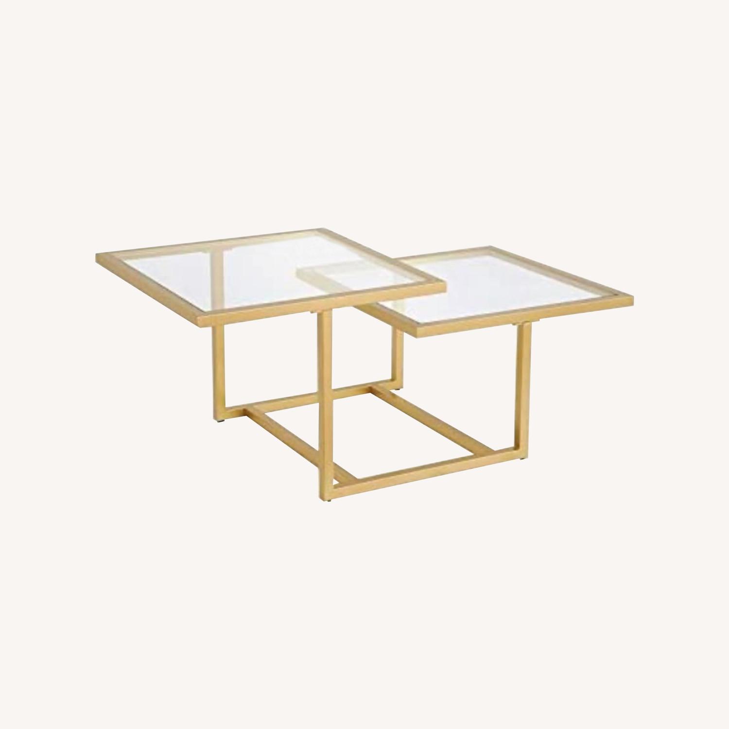 Gold Square Statement Table - image-0