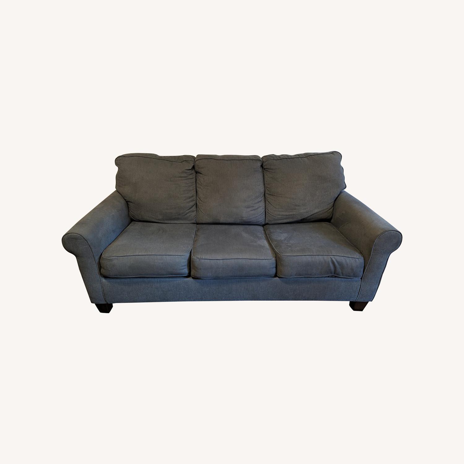 Jennifer Convertibles Turquoise Sofa Bed AptDeco