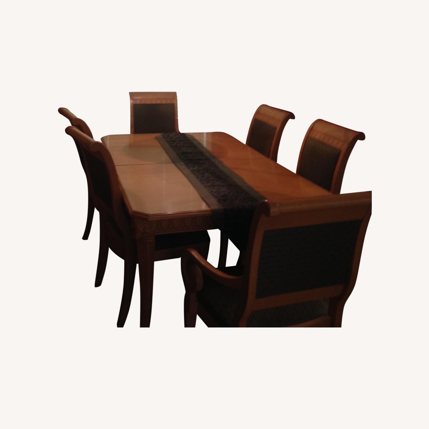 Dining Table and 6 Chairs - AptDeco