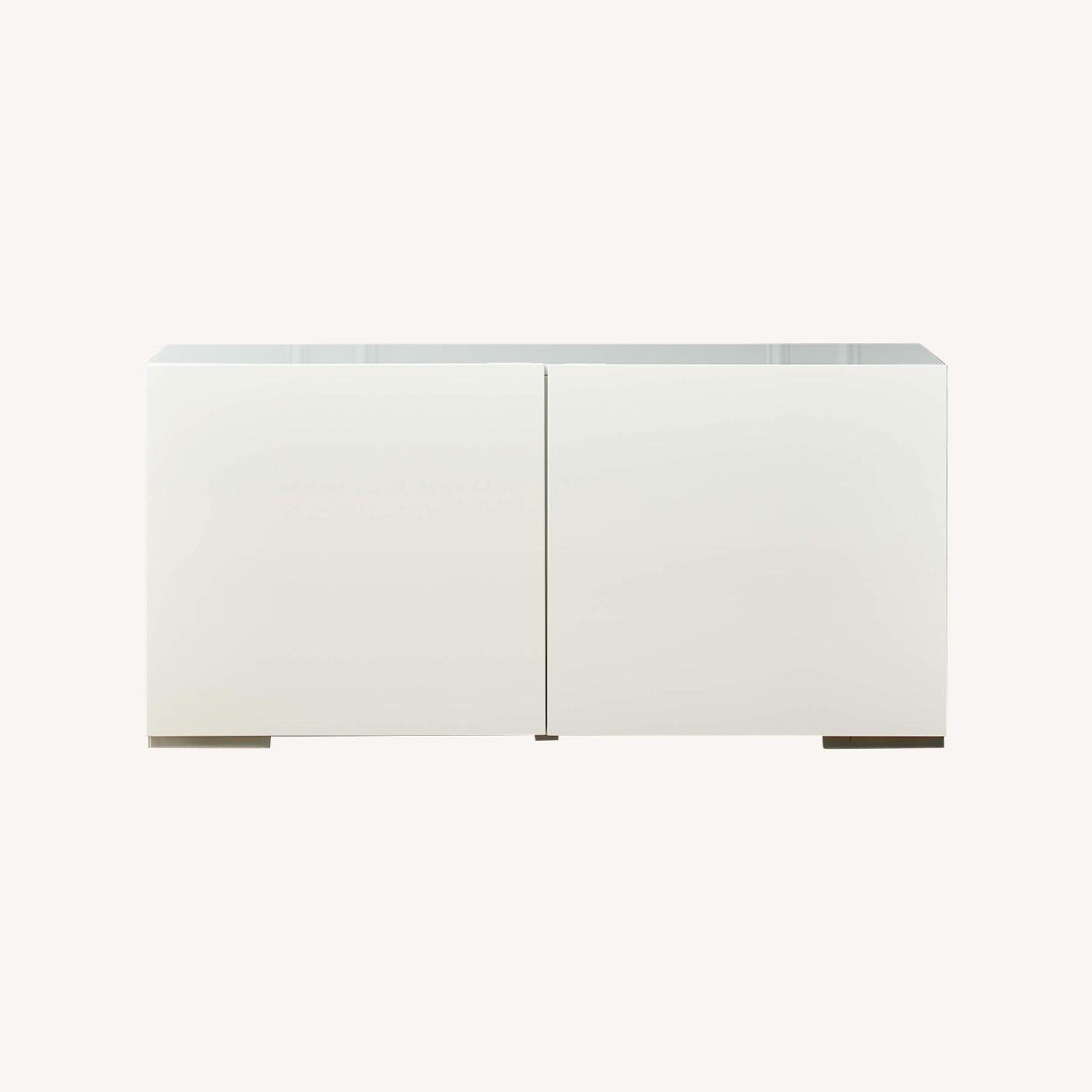 CB2 Fuel White Credenza - image-0