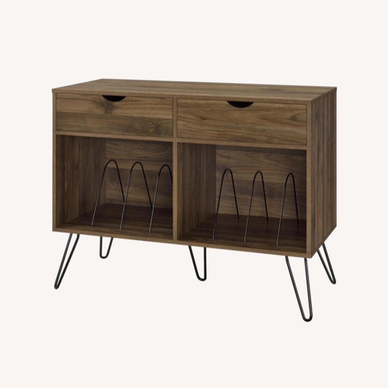 9 by Novogratz Concord Turntable Stand with Drawers - image-0