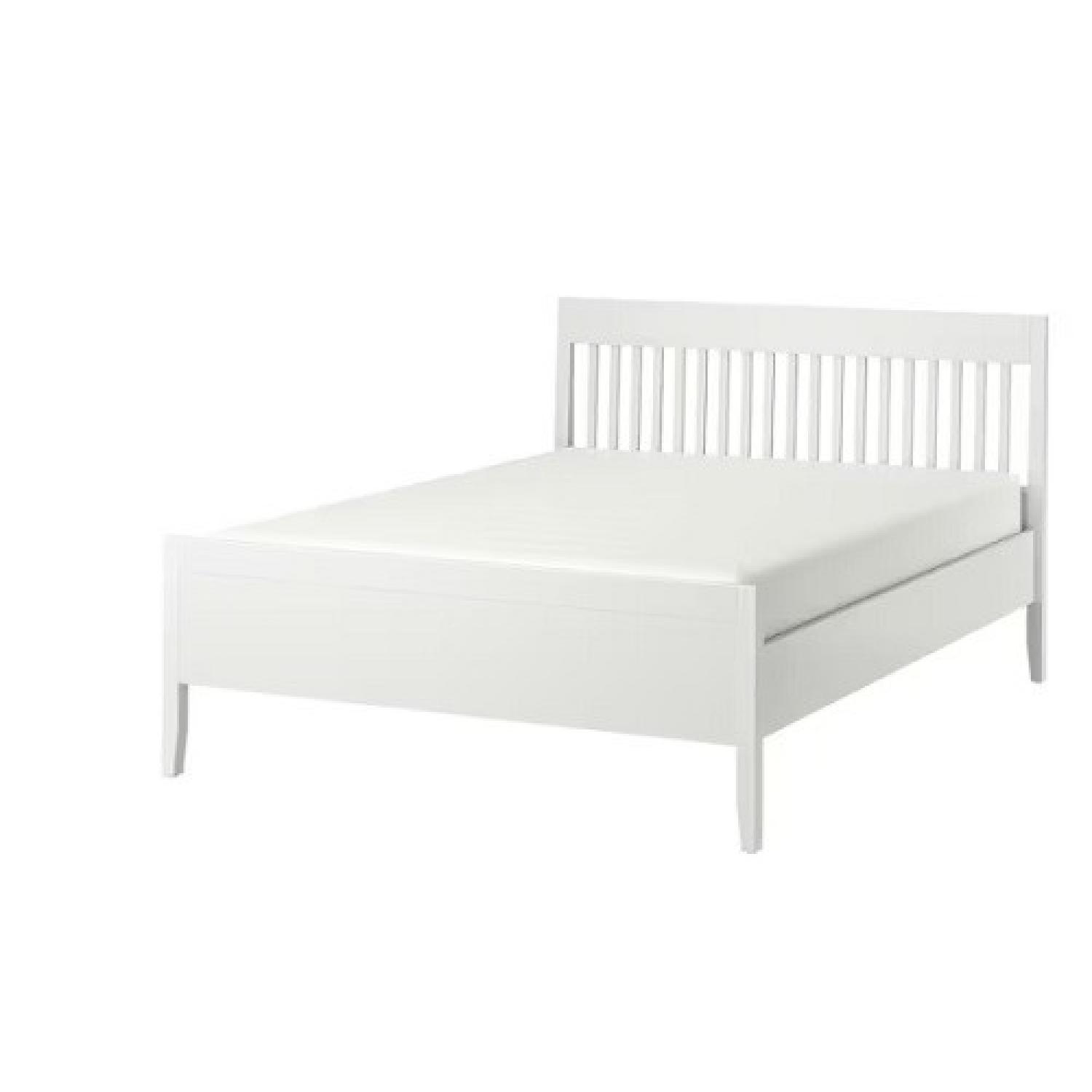 IKEA White Bed Frame - image-2