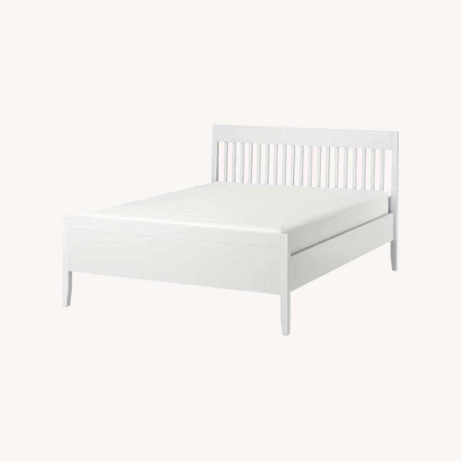 IKEA White Bed Frame - image-0