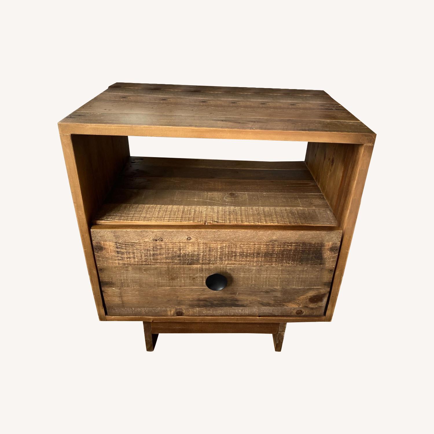 West Elm Emmerson Reclaimed Wood Nightstands (x2) AptDeco