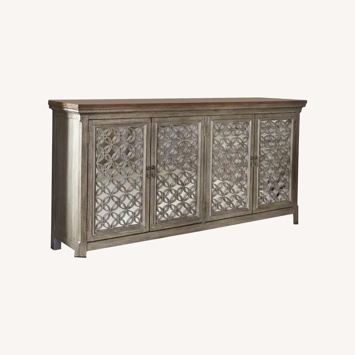 Mirrored Living Room Console - image-0