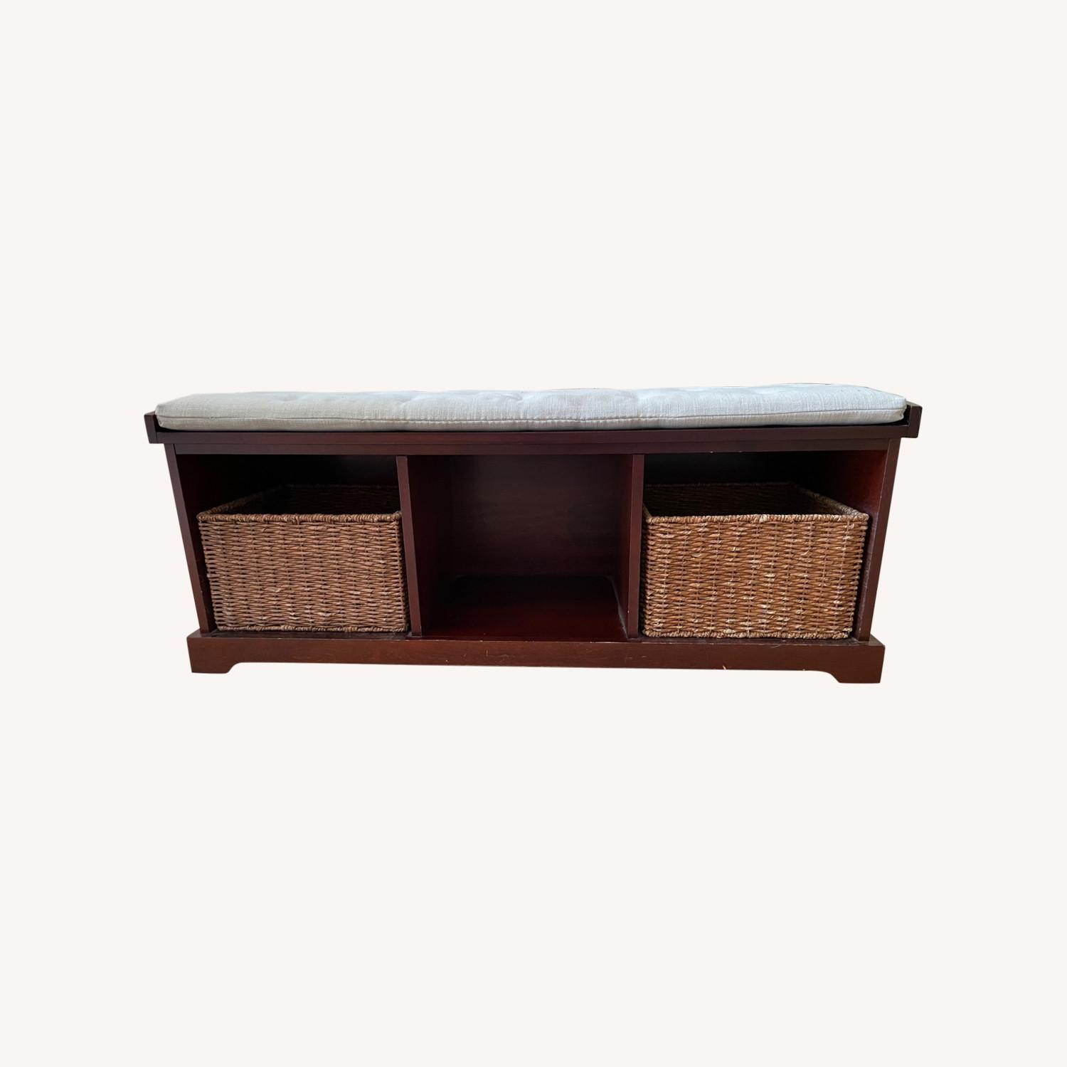 Pottery Barn Entryway Bench AptDeco