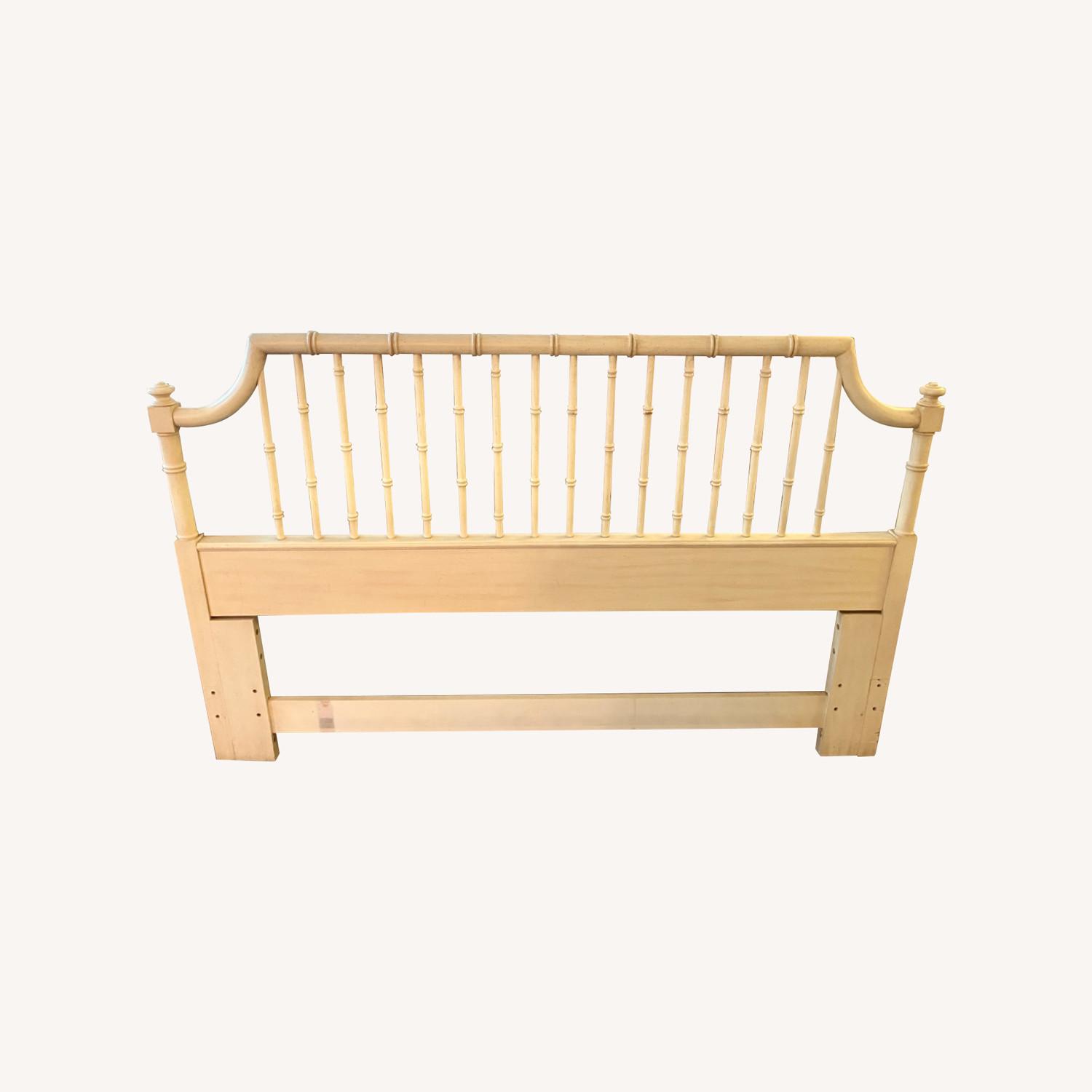 Faux Bamboo Vintage Headboard Fit for a Queen - image-0